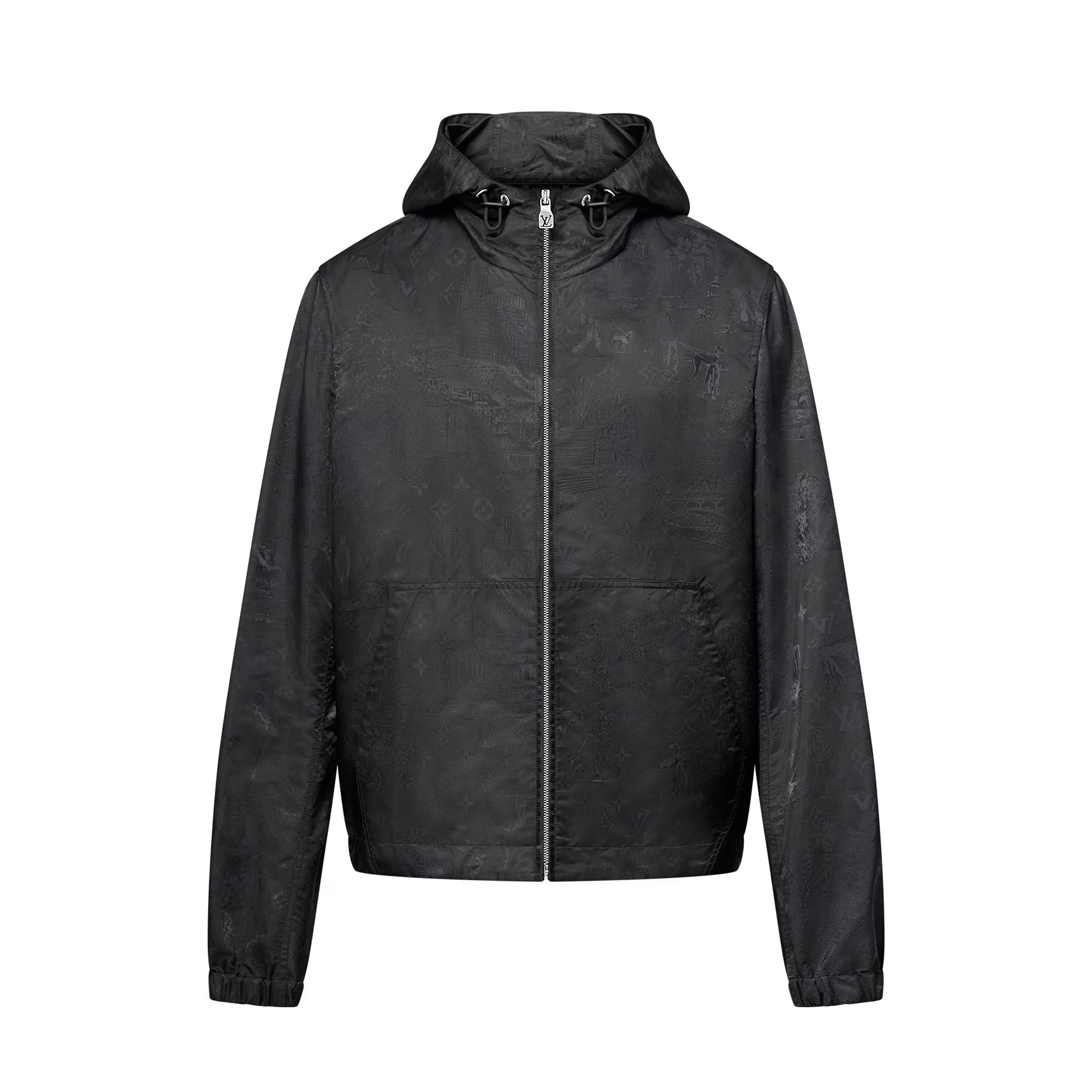 NIGO Louis Vuitton Men's Spring and Autumn Solid Color Logo Pattern Full Print Zipper Hooded Long Sleeve Jacket #nigo76377