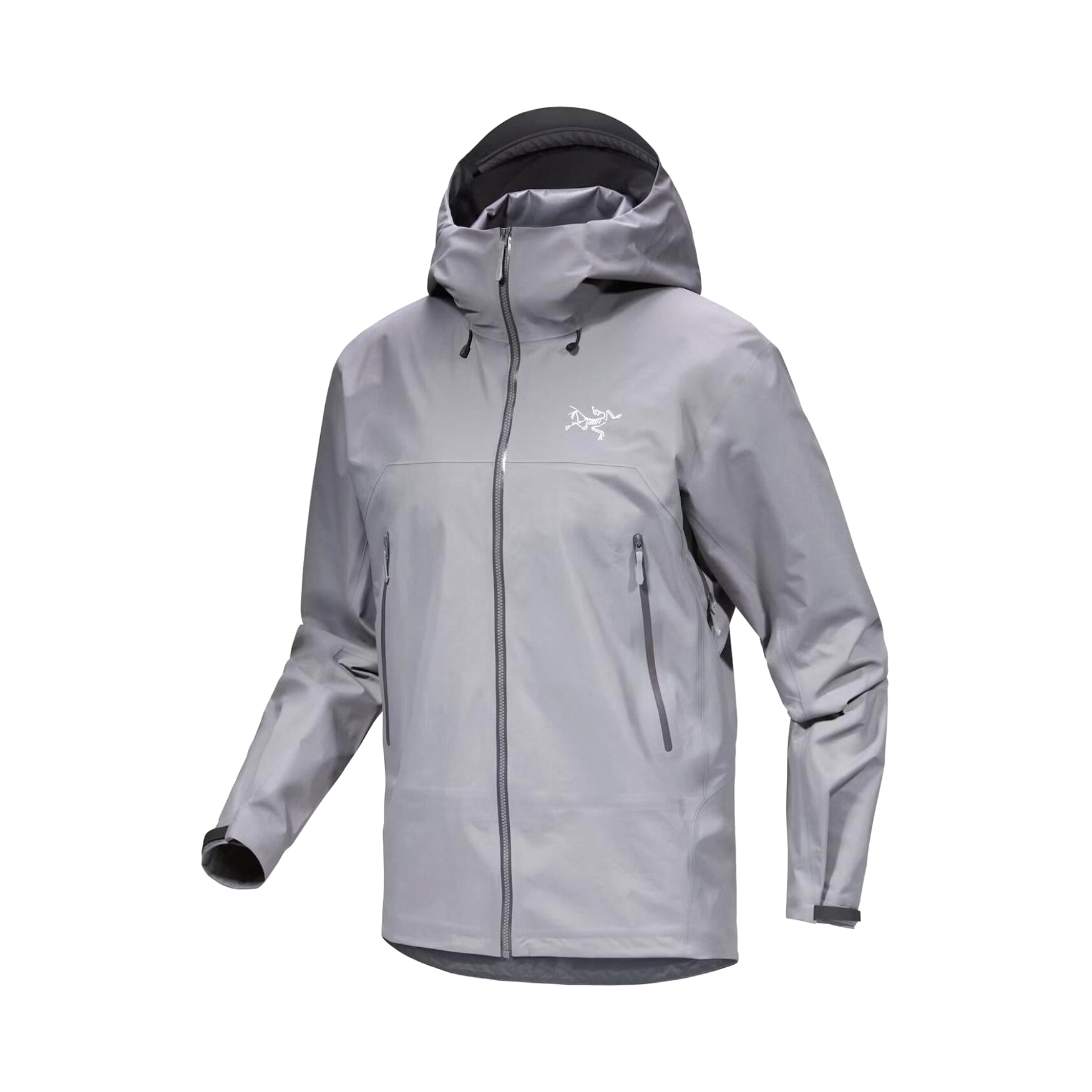 NIGO Arcteryx Men's Autumn and Winter Solid Color Waterproof Fabric Hooded Zipper Long Sleeve Jacket #nigo76354