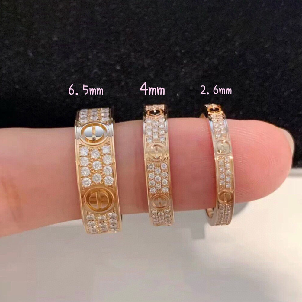 NIGO Cartier Women's LOVE Diamond Ring Classic Fashion Noble Ring Jewelry Accessories #nigo76364