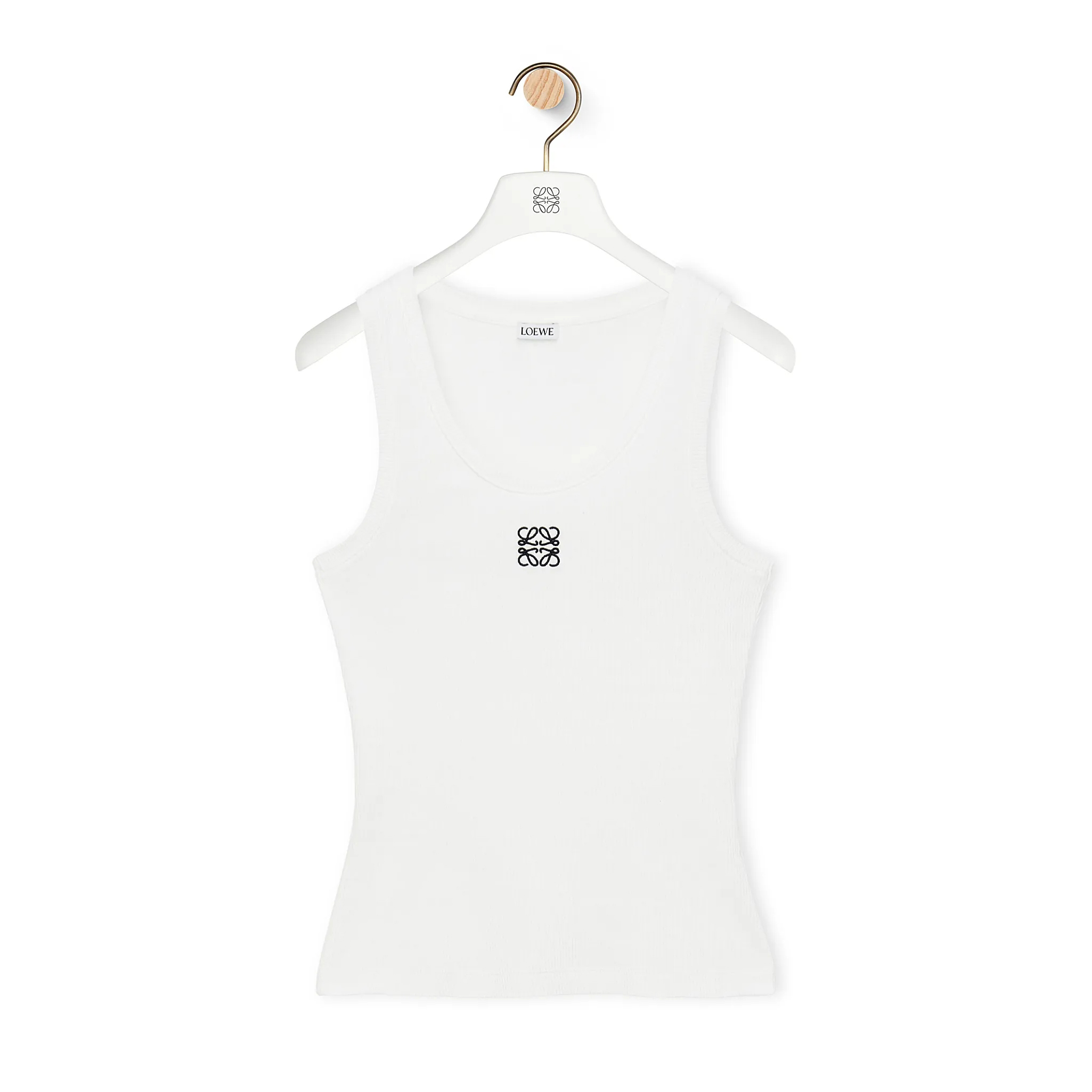 NIGO Loewe Women's Summer Solid Color Embroidered Logo Sleeveless Camisole Tank Top Vest (Please contact customer service for size selection) #nigo76367