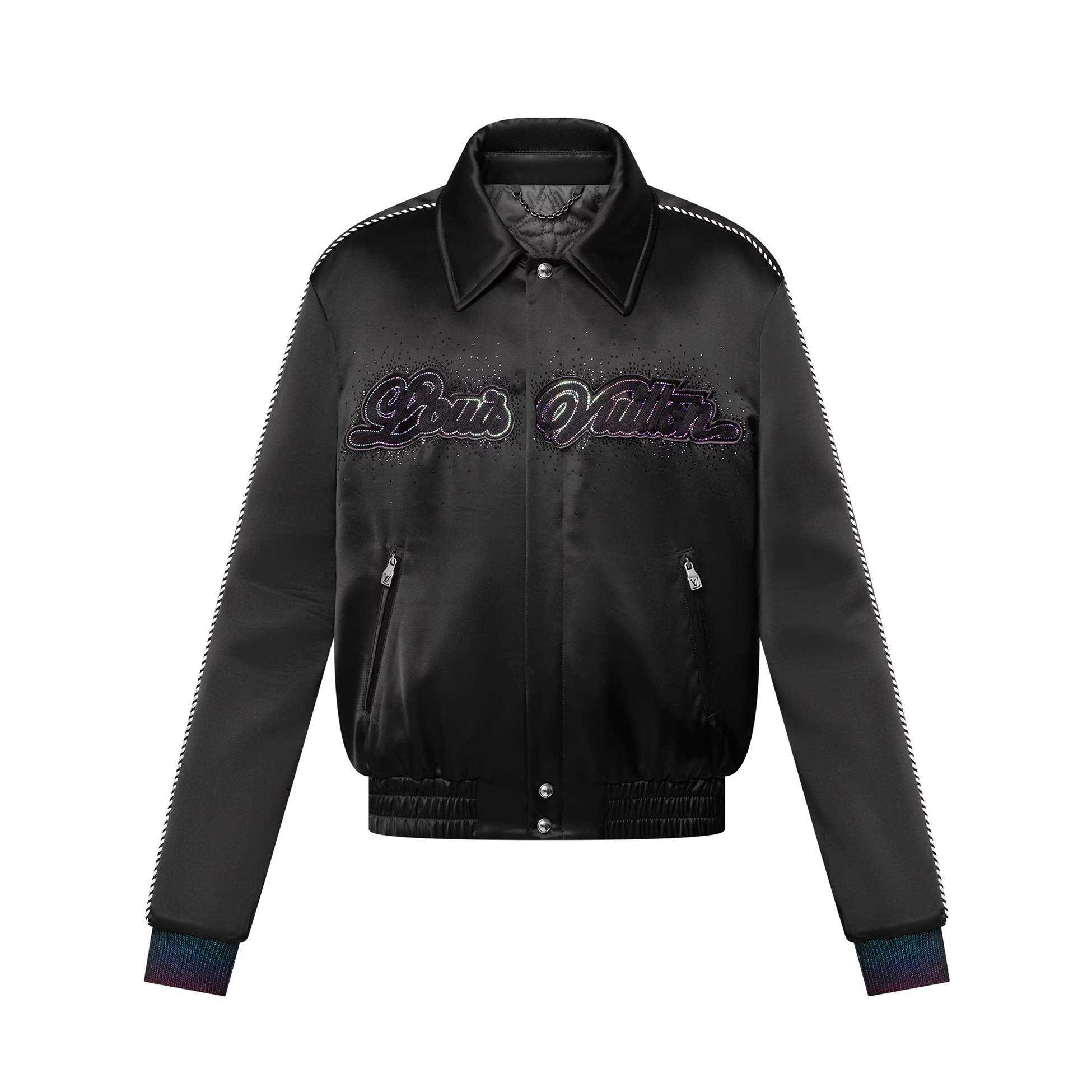 NIGO Louis Vuitton Men's Spring and Autumn Hot Drill Embroidery Monogram Solid Color Baseball Jersey Long Sleeve Jacket #nigo76366