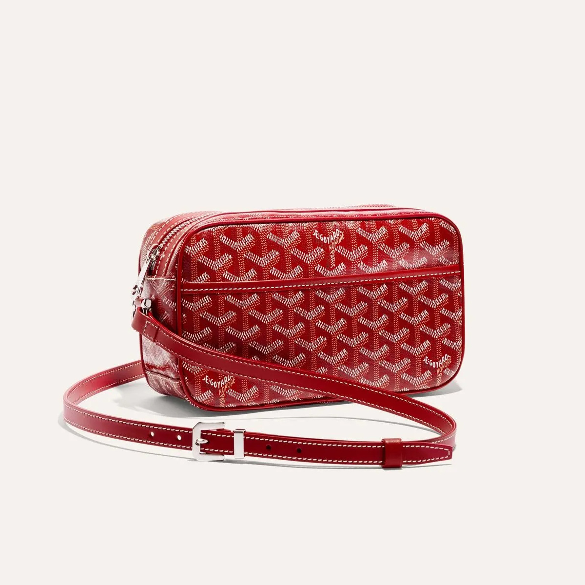 NIGO GOYARD Cap-vert Men's And Women's Old Flower Full Print Inside And Outside Compartments Canvas Patchwork Leather Messenger Bag Camera Bag Shoulder Crossbody Bags #nigo76387