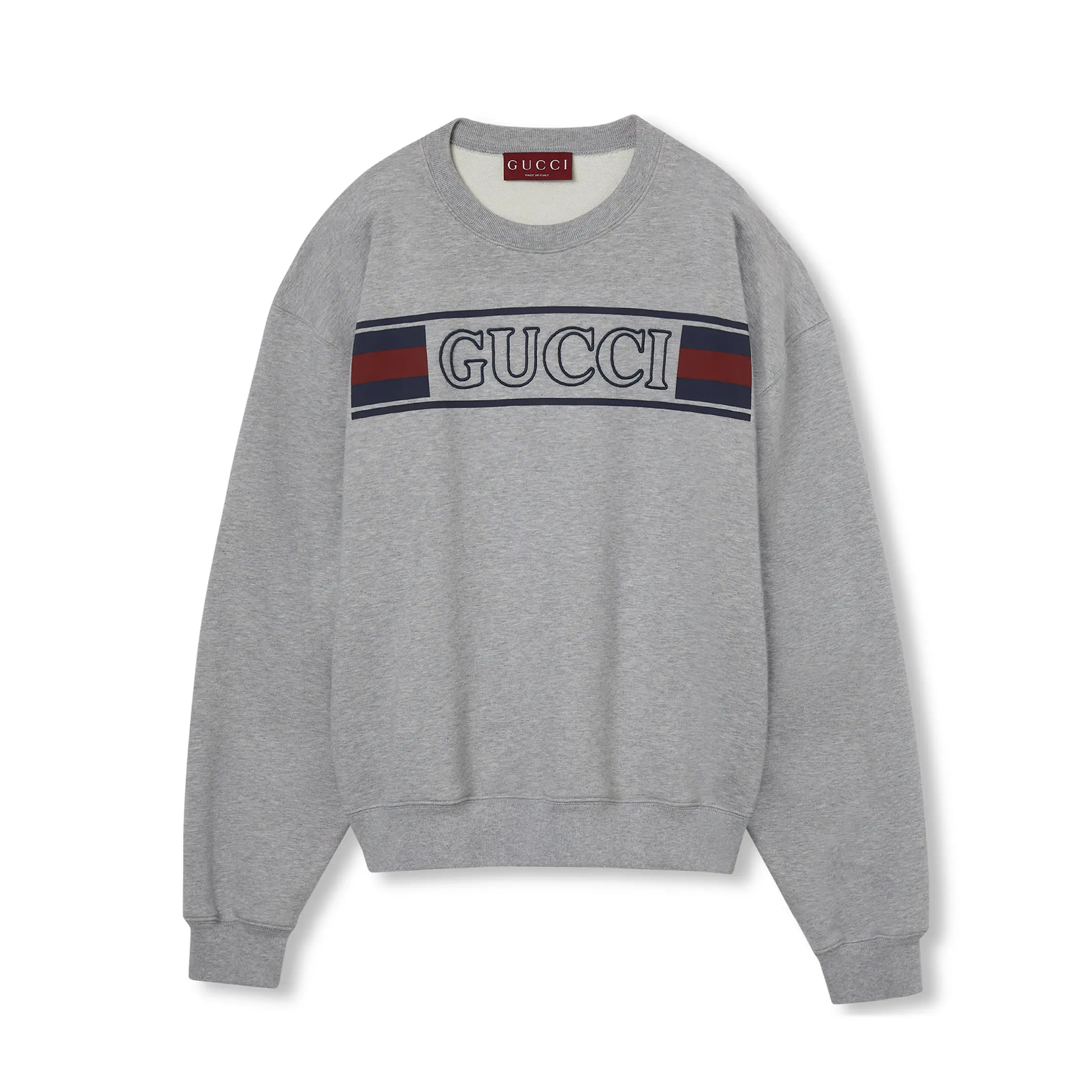 NIGO Gucci Men's Spring and Summer Solid Color Letter Printed Cotton Round Neck Long Sleeve Sweatshirt #nigo76391