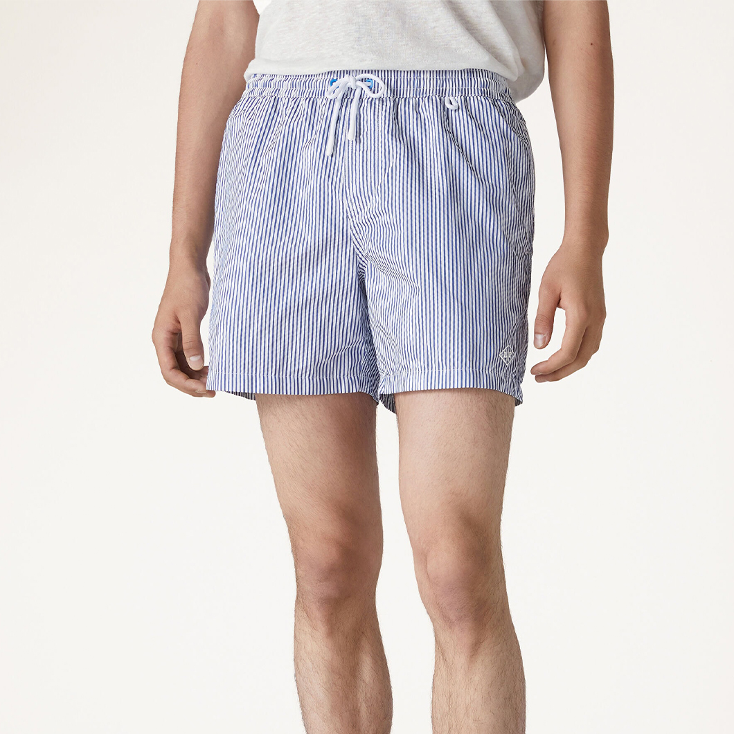 NIGO Loro Piana Men's Summer Letter Solid Color Mid Waist Tie Straight Bay Swim Shorts Ngvp #nigo9959