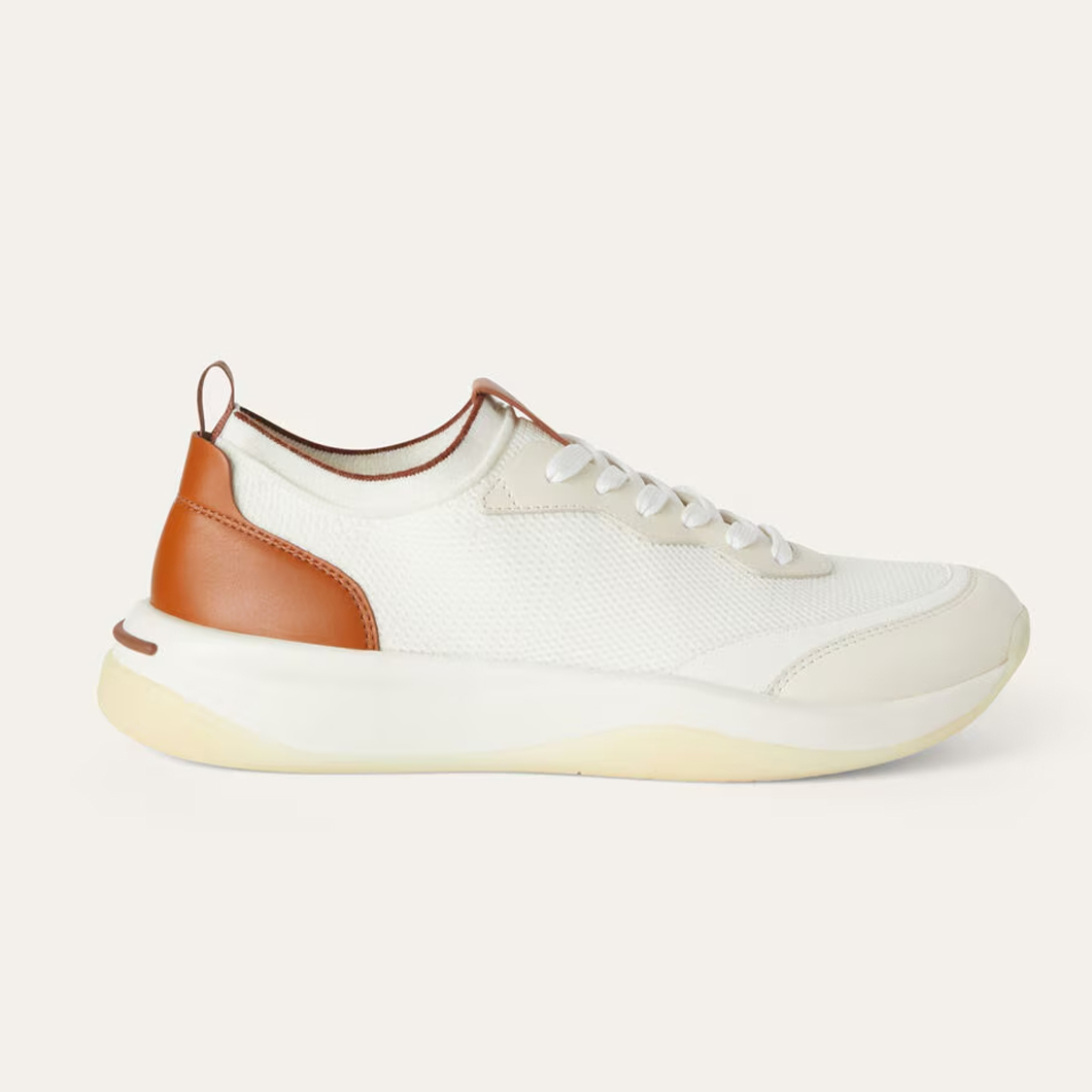 NIGO Loro Piana Men's 410 LP Walk Wish Sneakers Four Seasons Round Toe Lace Solid Color Low Top Casual Shoes Ngvp #nigo1142