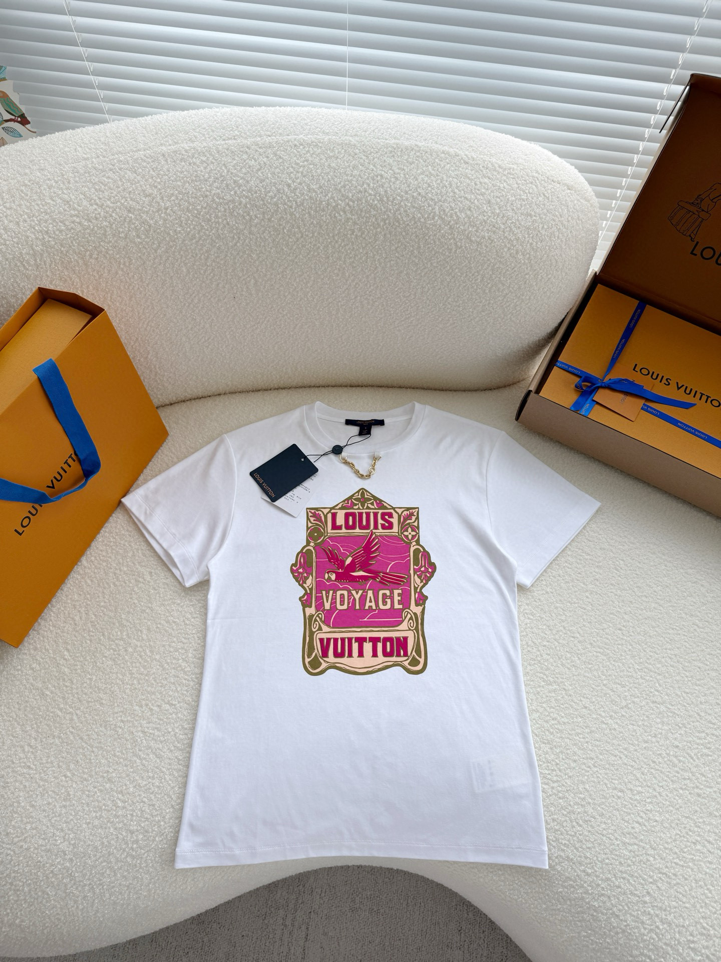 NIGO Louis Vuitton Women‘s Summer Pattern Printed Solid Color Round Neck Short Sleeve T-Shirt #nigo76466