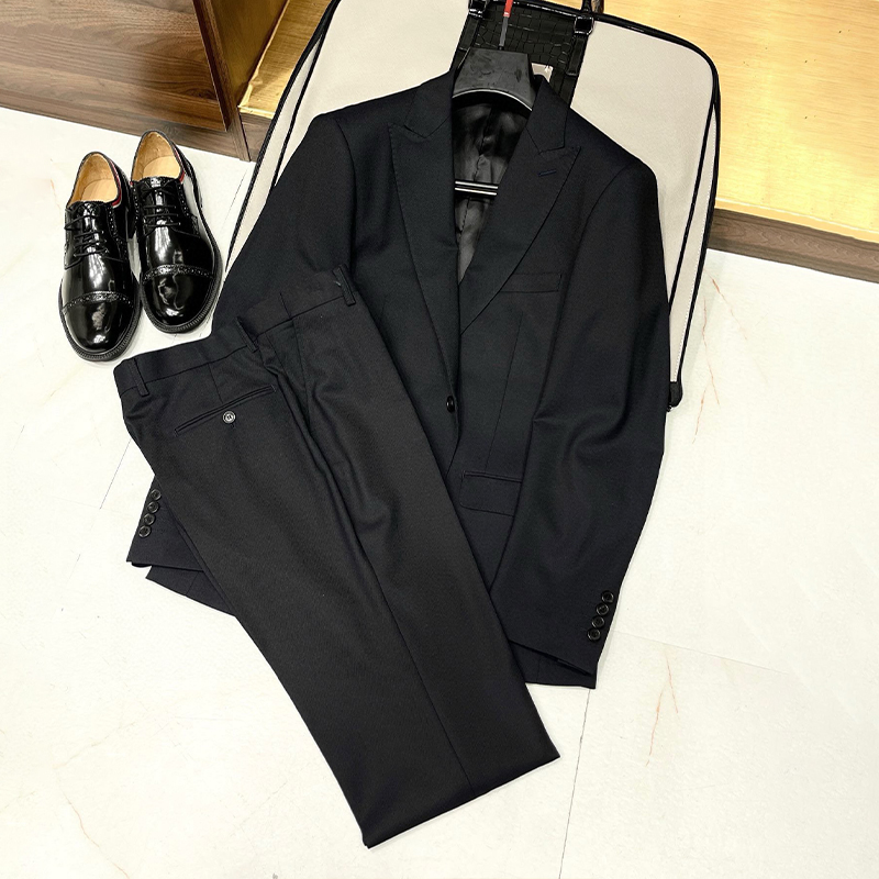 NIGO Loro Piana Men's Autumn And Winter Wool Long Sleeve Solid Color Single Breasted Blazer Jacket Casual Pants Ngvp #nigo9544