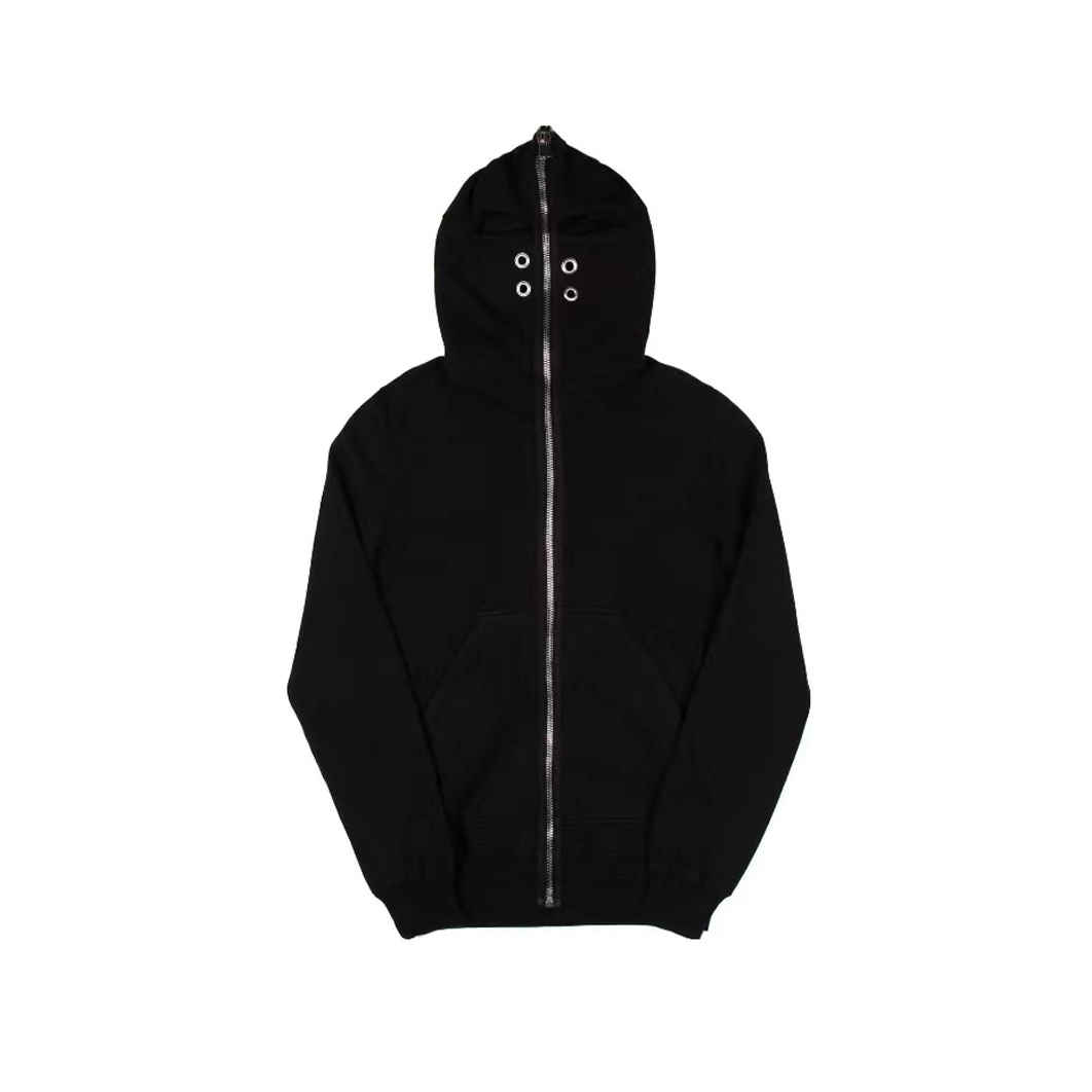 NIGO Man Black Zipper Hoodie Long Sleeve Jacket Ngvp #nigo5126