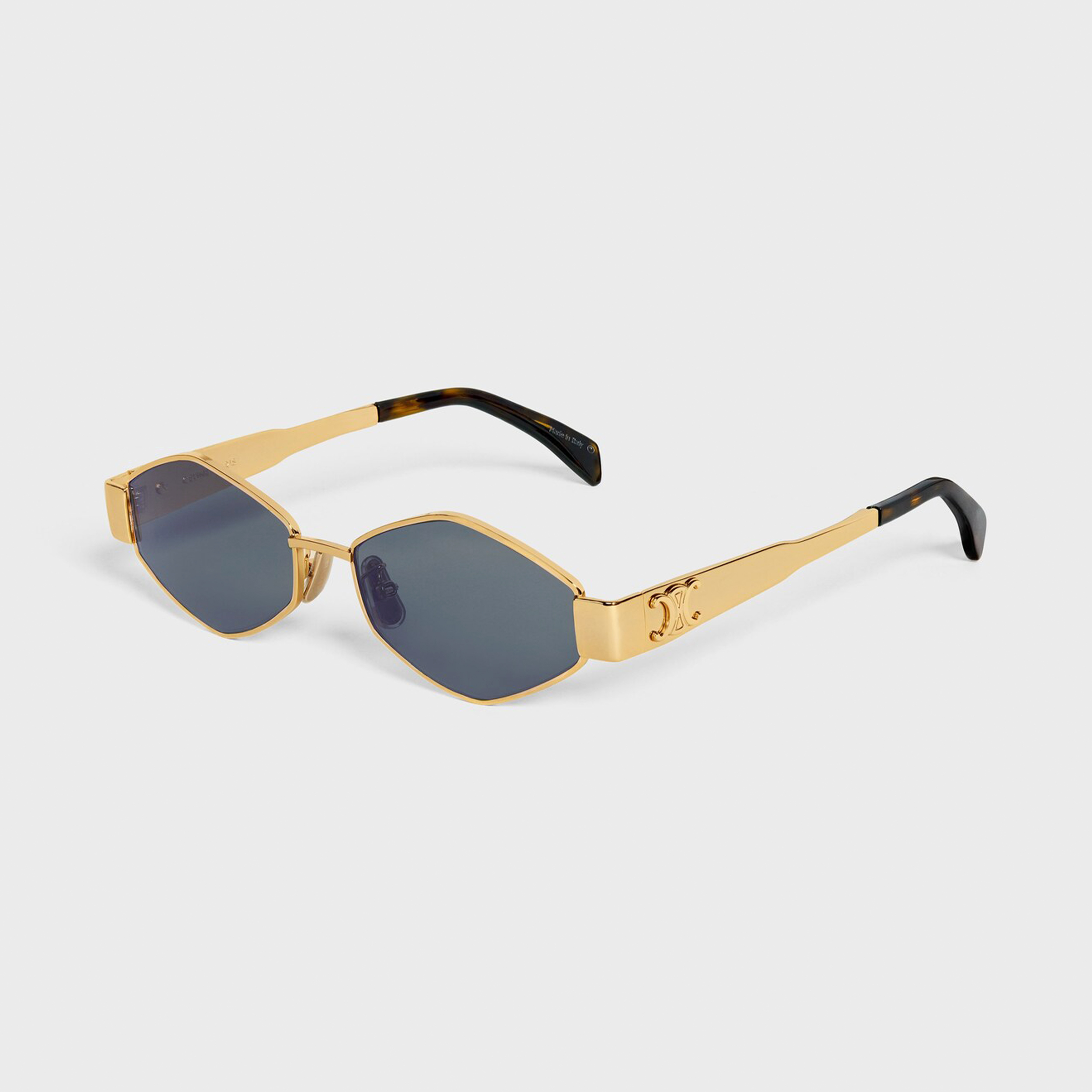 NIGO Celine Men's Women's Triomphe Metal 02 Logo Irregular Solid Color Sunglasses Eyeglasses Glasses #nigo81167