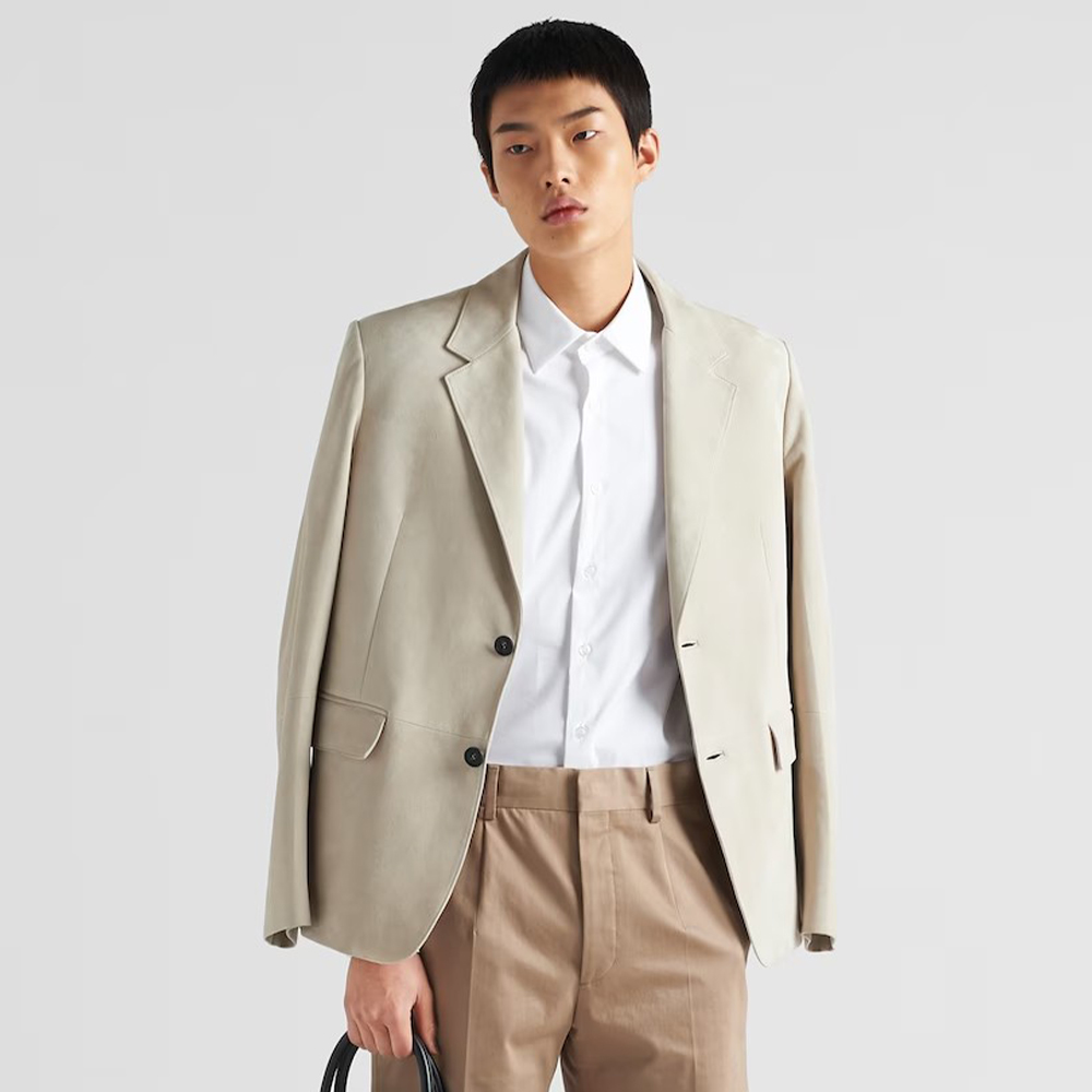 Prada NIGO Suede Coat Long Sleeve Jacket Ngvp #nigo6324