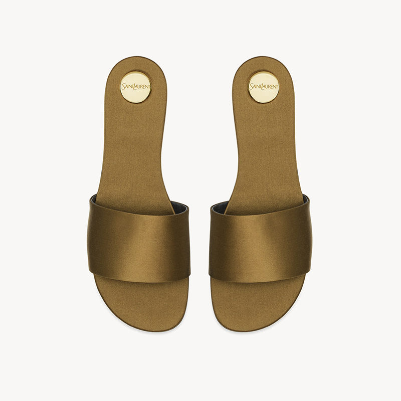 NIGO SAINT LAURENT Women's Spring/summer Fashion Cowhide Silk Sandals Elegant And Comfortable Luxury Leopard Pattern Slippers Flat Shoes Ngvp #nigo8525