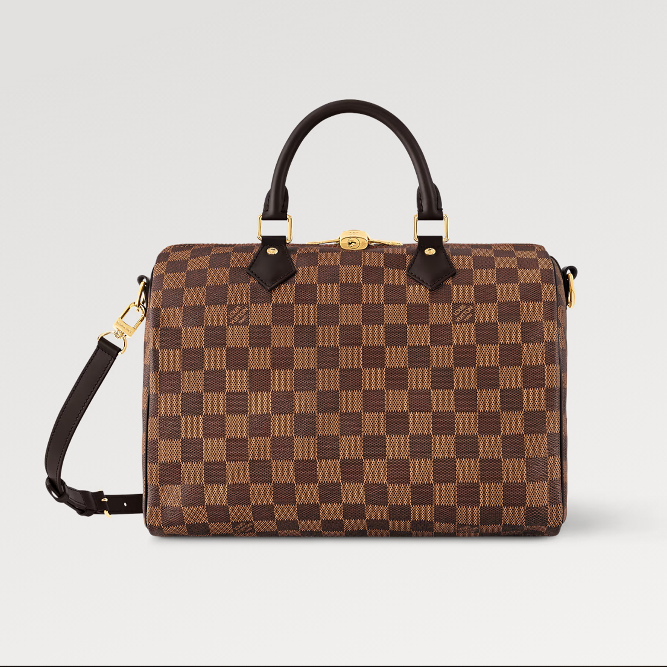 NIGO Louis Vuitton SPEEDY BANDOULIÈRE 30 Men's Women's Vintage Handbag Damier Ebene Canvas Checkerboard Fashion Luxury  Bag Bags N40590 #nigo81157