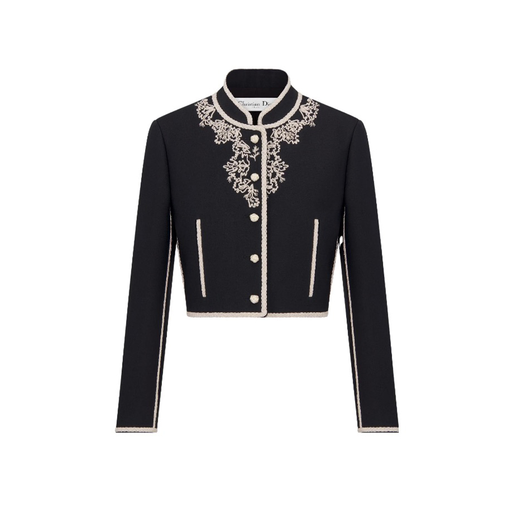 Dior NIGO Woman Embroidery Jacket Long Half Skirt Ngvp #nigo6114