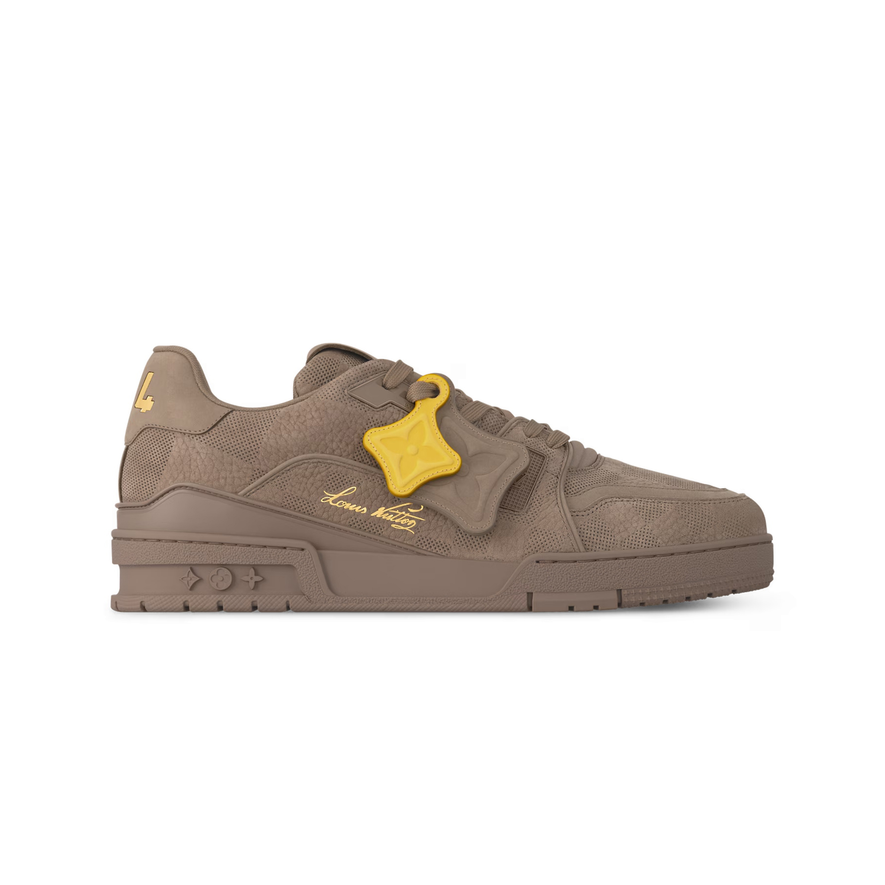 NIGO Louis Vuitton LV Trainer Men's And Women's Four Seasons Solid Color Cowhide Low-top Lace-up Flat Casual Shoes #nigo76487