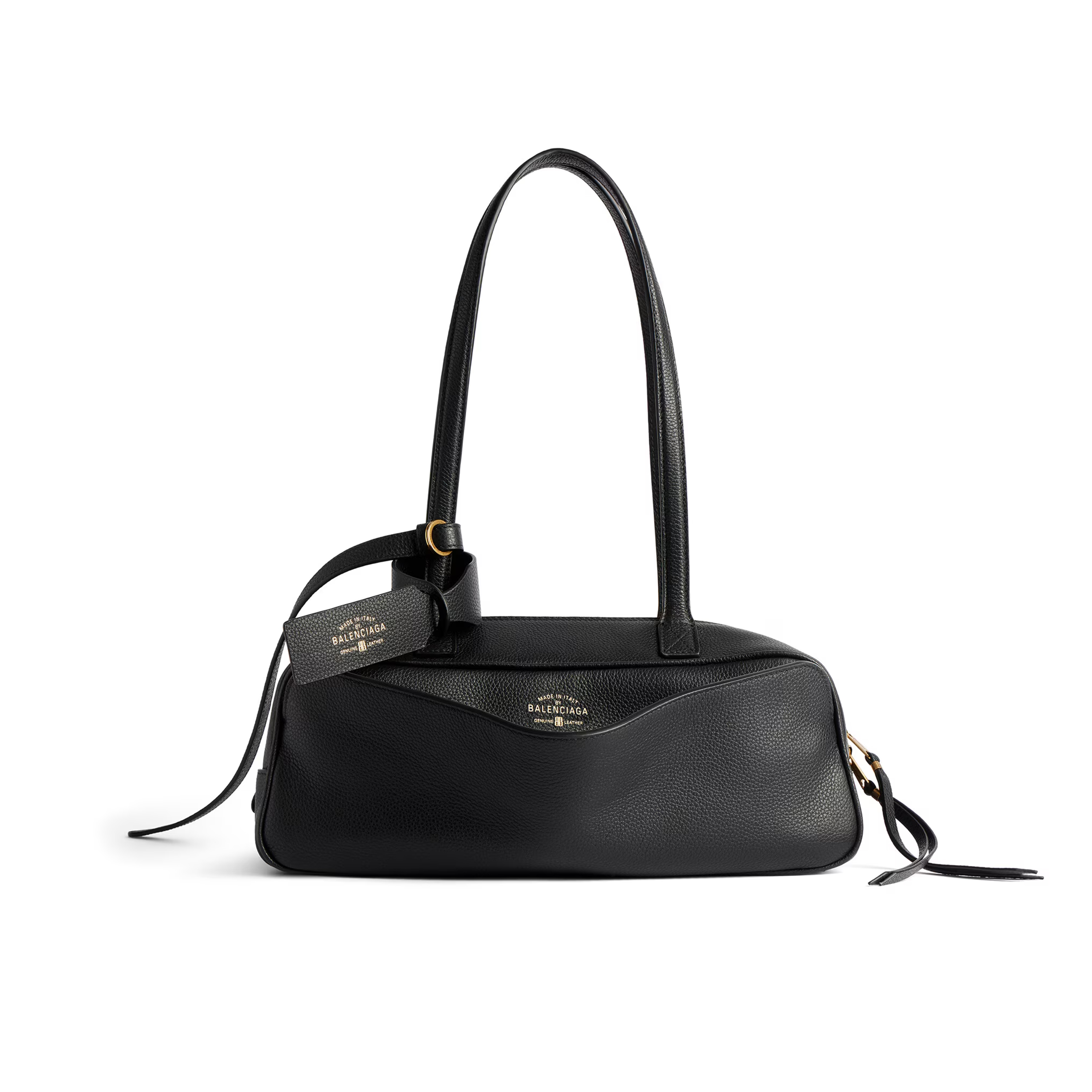 NIGO Balenciaga Women's Carrie Small Bowling Bag Logo Printed Vintage Solid Color Leather Tote Shoulder Bags Ngvp 8329202ABNQ1000 #nigo1511