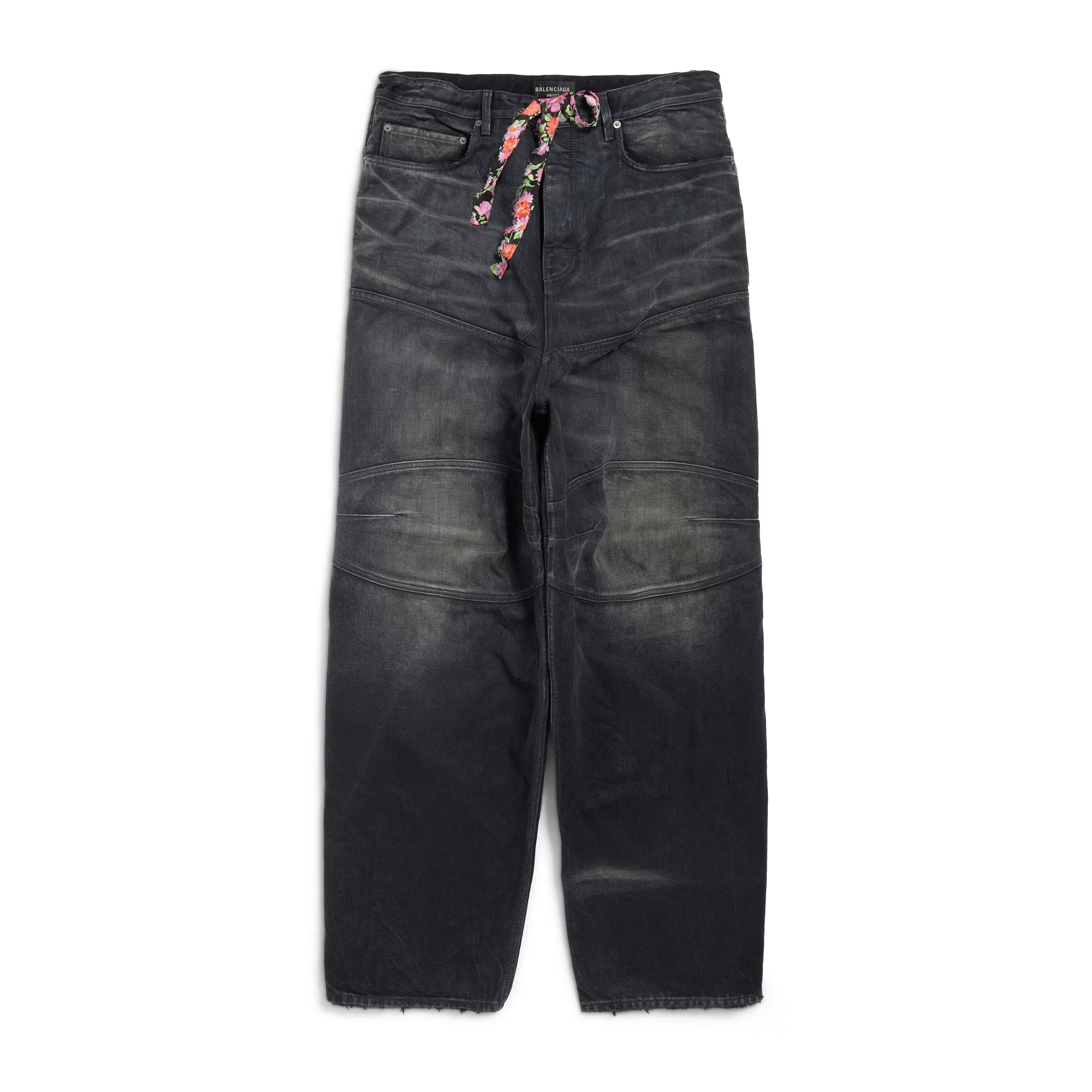 NIGO Balenciaga Men's Drawstring Loose Jeans Four Seasons Cotton Solid Color Casual Pants Ngvp #nigo1513