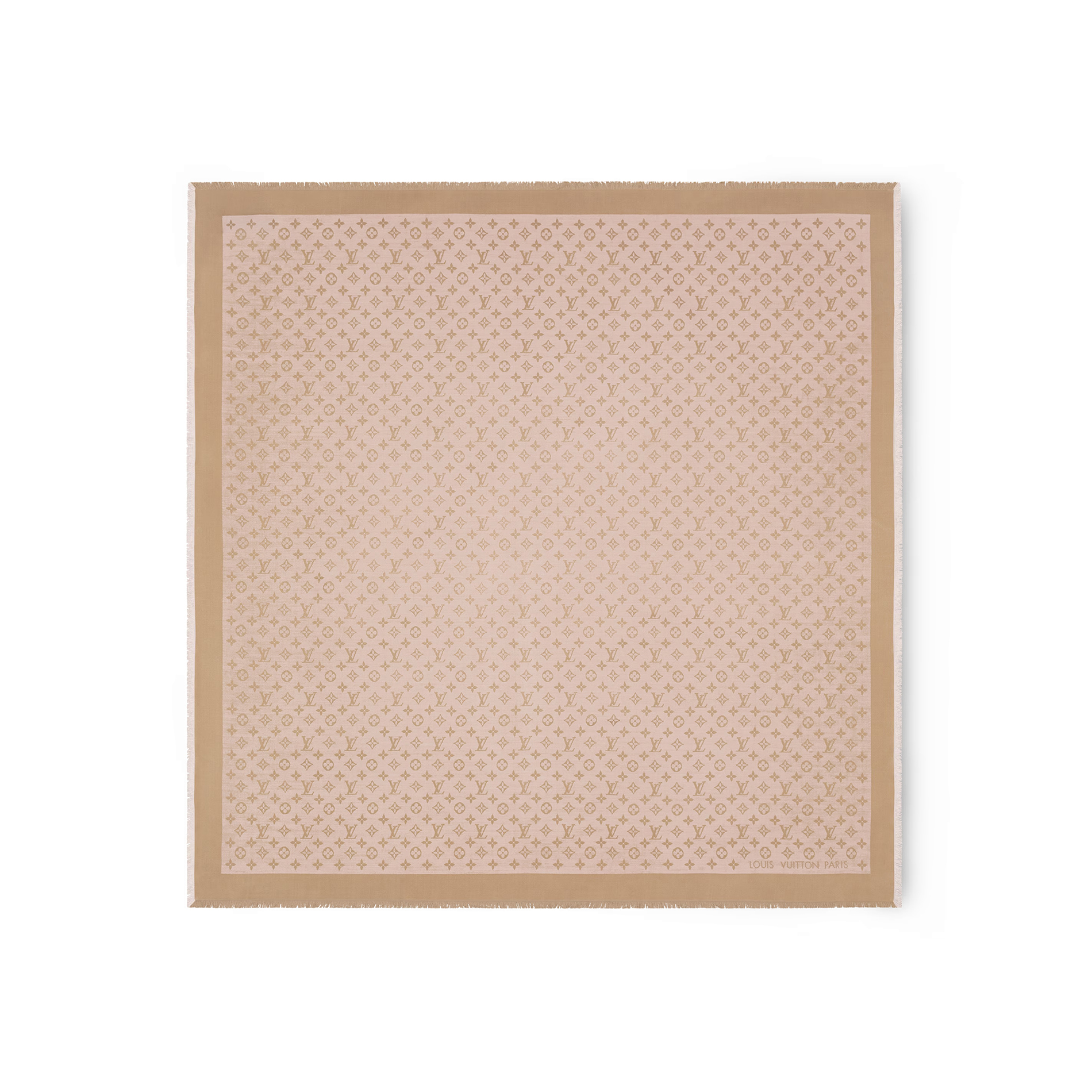 NIGO Louis Vuitton Women's Solid Color Logo Monogram Jacquard Wool Shawl Scarf #nigo76488