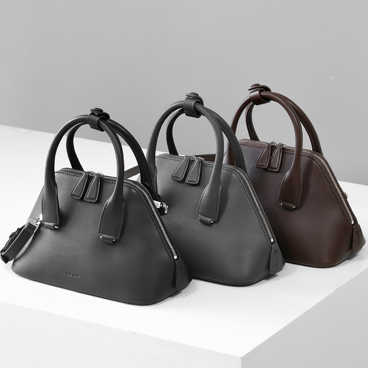 NIGO The Row Devon Women's Solid Color Adjustable Shoulder Strap Zipper Closure Calfskin Handbag Shoulder Crossbody Bag Bags #nigo76519