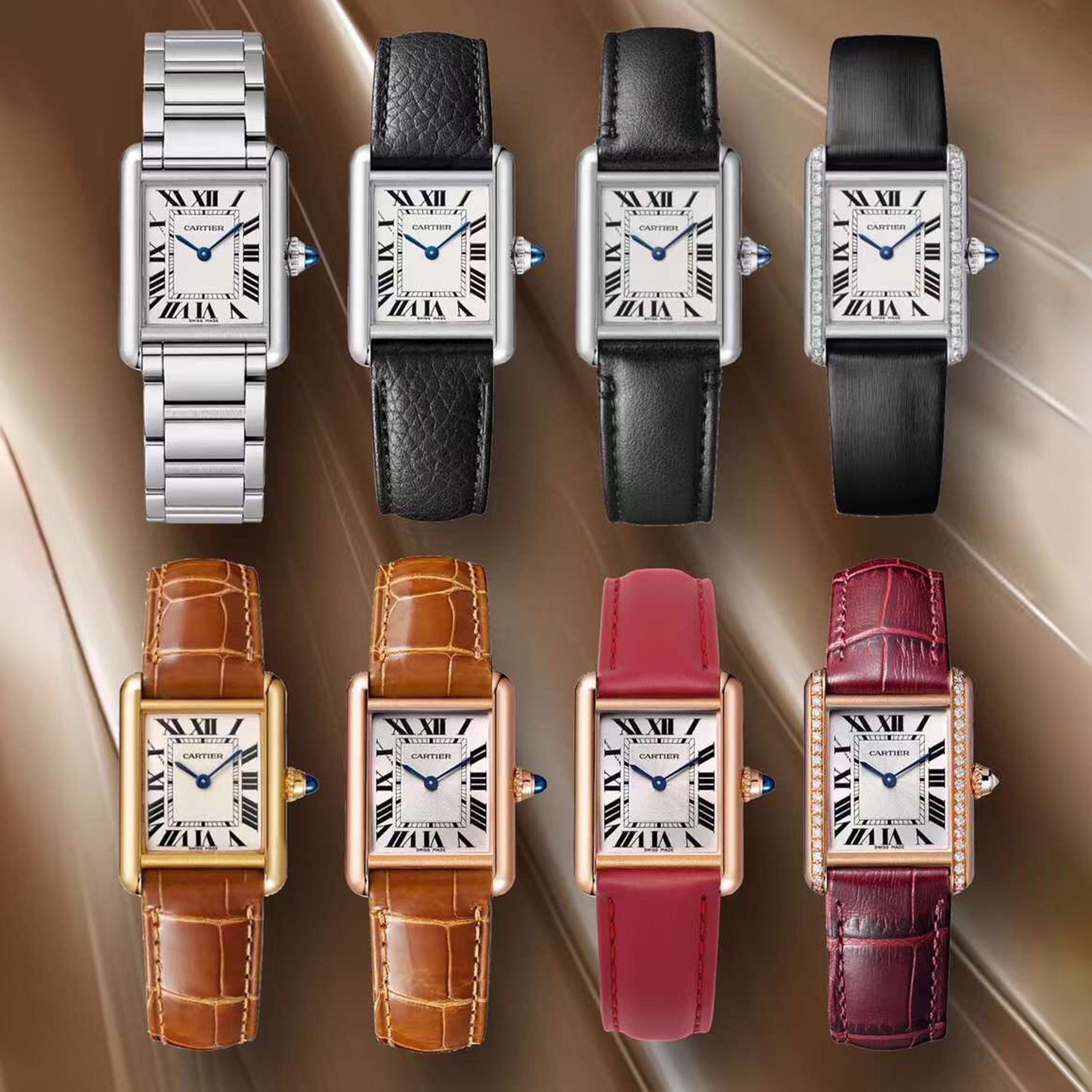 NIGO Cartier Tank Must De Cartier Watch Small Model Women's Fashionable And Luxurious Watch #nigo81212