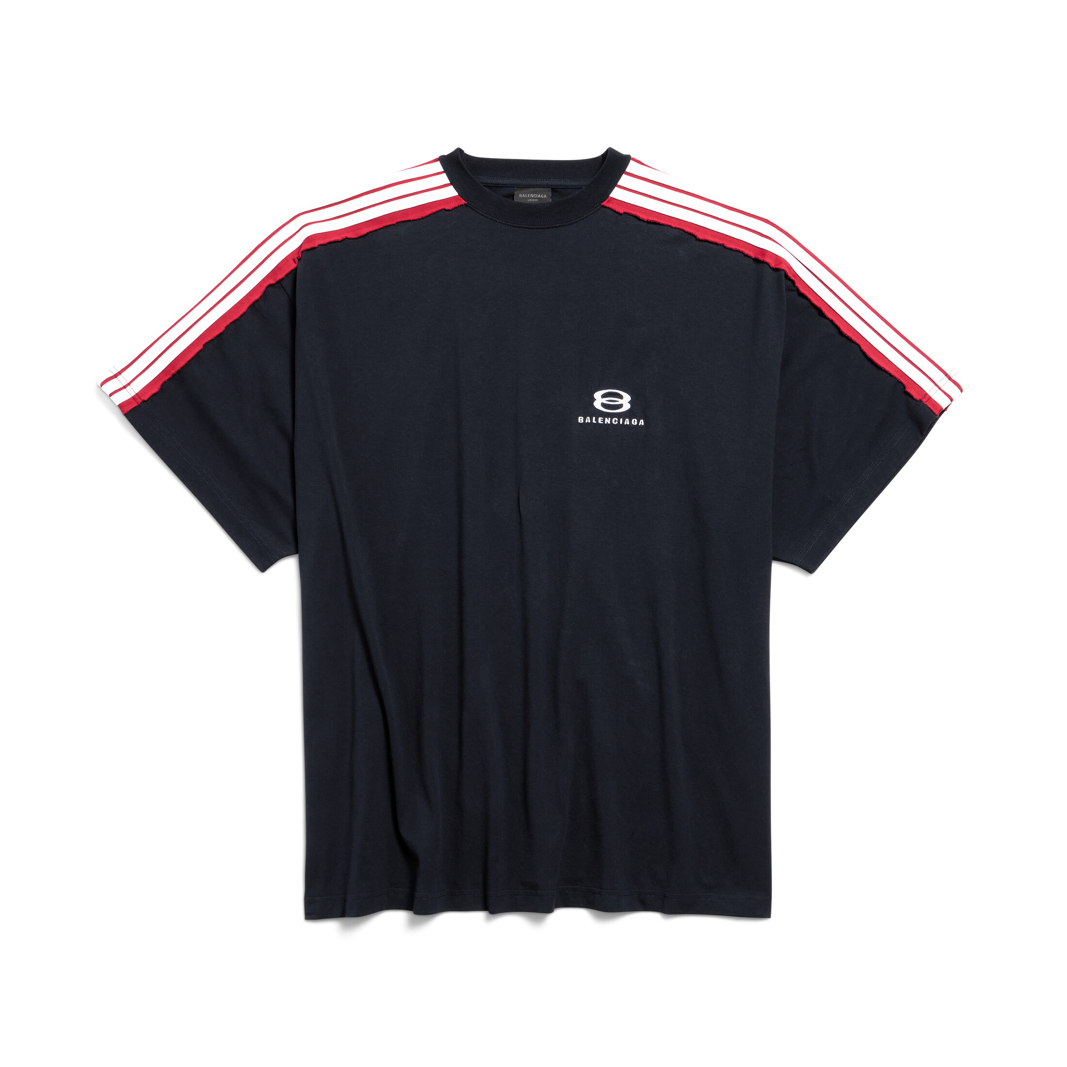 NIGO Balenciaga UNITY SPORTS ICON Men's Summer Solid Color Crew Neck Cotton Short Sleeve Silhouette T-Shirt #nigo76537