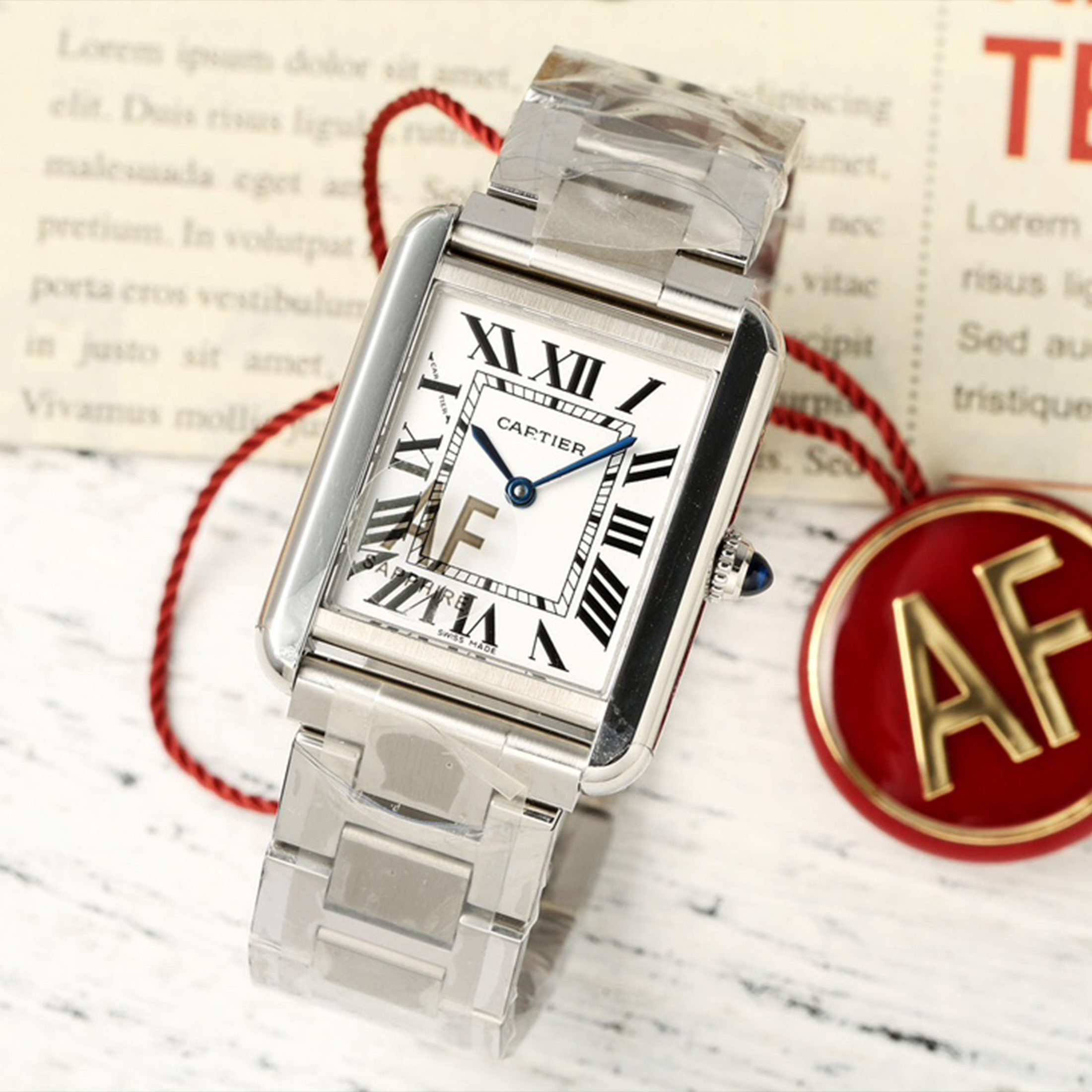 NIGO Cartier Tank Must De Cartier Watch Small Model Women's Fashionable And Luxurious Watch #nigo81212