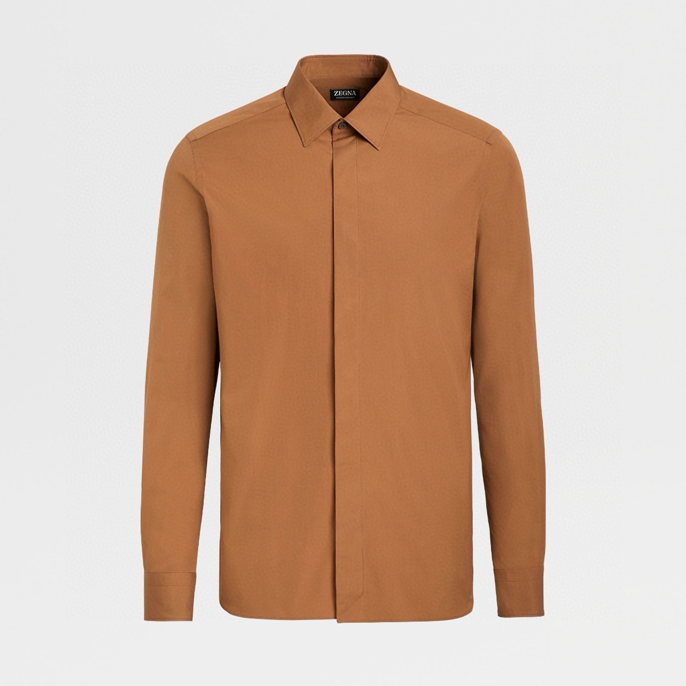 NIGO Ermenegildo Zegna Men's Spring And Summer Cotton Shirt Hidden Buttons Versatile Business Casual Shirt Fashion Single-Breasted Lapel Shirt Ngvp #nigo1497