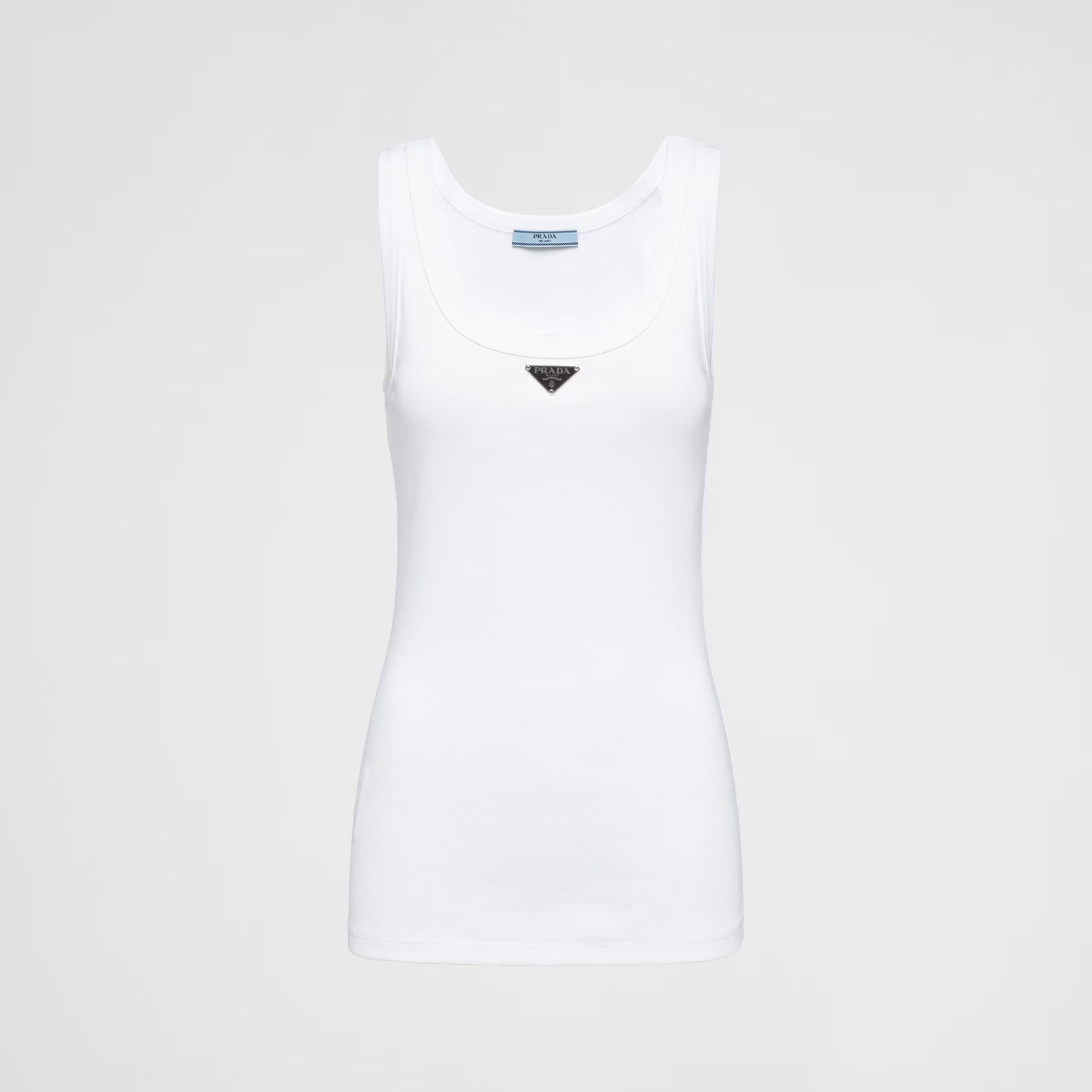 NIGO Prada Women's Summer Solid Color Logo Crew Neck Cotton Vest Top #nigo76534