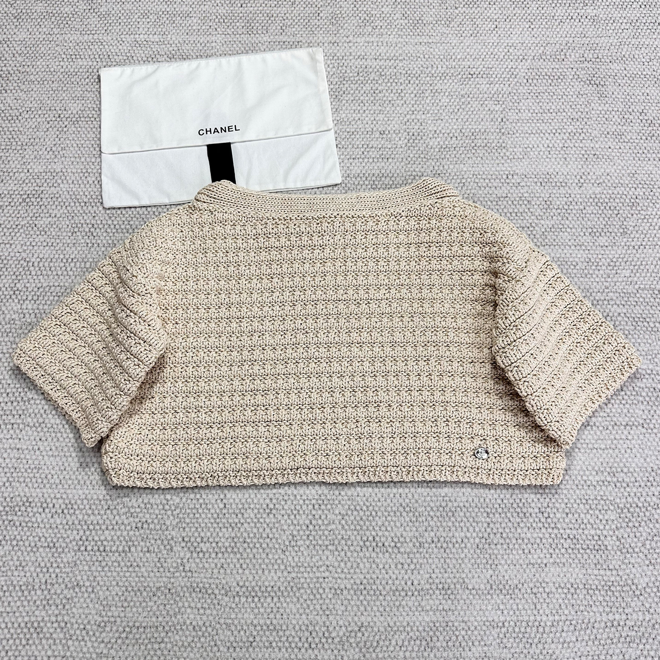 NIGO Chanel Women's Spring And Autumn One Shoulder Knit Pullover Sweater Cotton Solid Color Casual Belted Shorts Ngvp #nigo1517