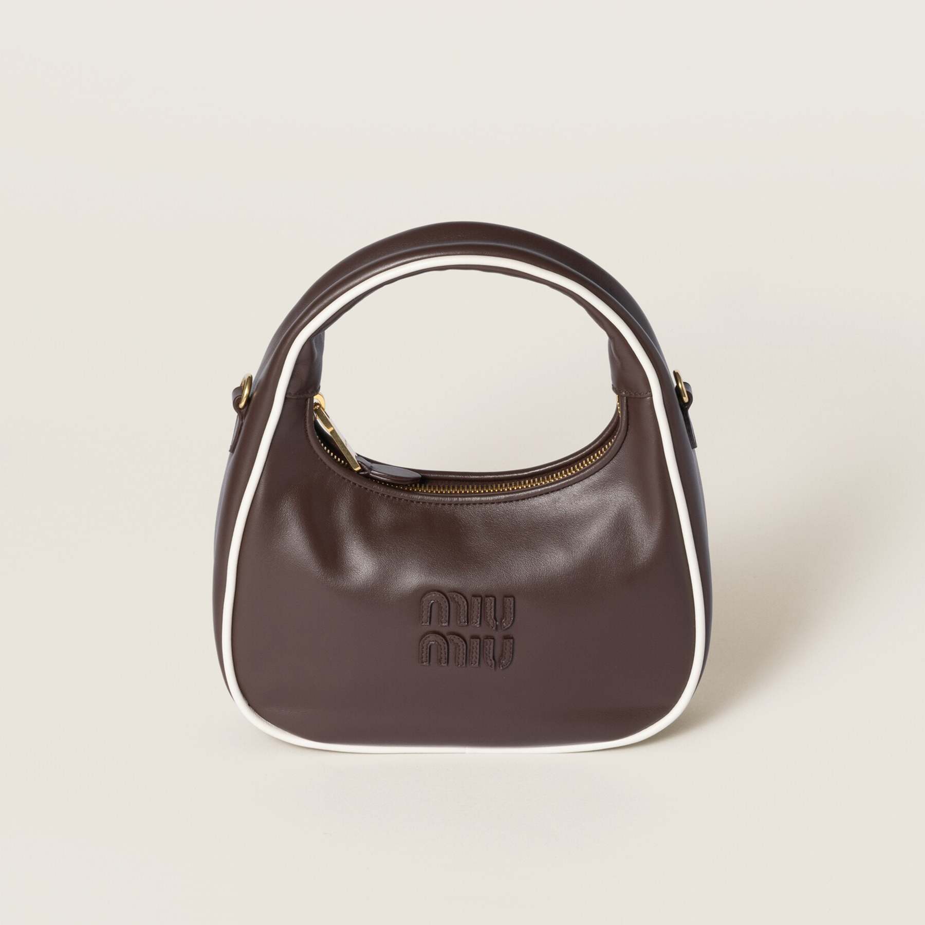 NIGO MiuMiu Wander Women's Zipper Closure Quilted Napa Leather Shoulder Crossbody Handbag Bag Bags #nigo76557