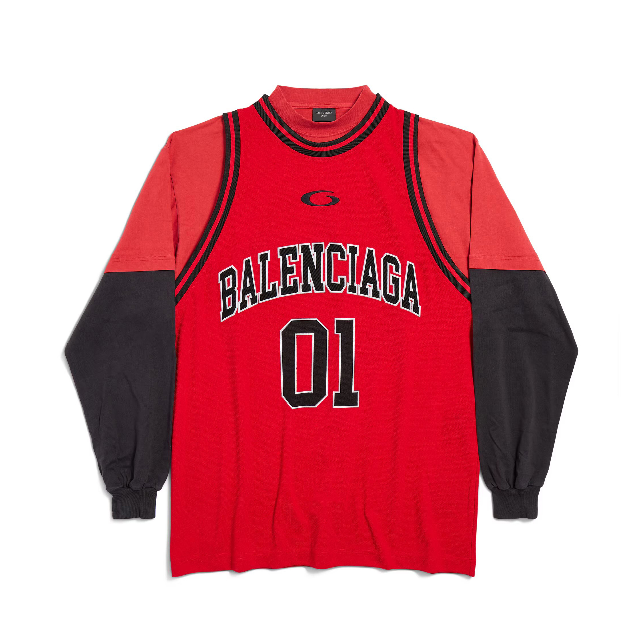 NIGO Balenciaga Men's Spring Summer Sport Mesh Plain Knit Layered Long Sleeve T-Shirt #nigo76556