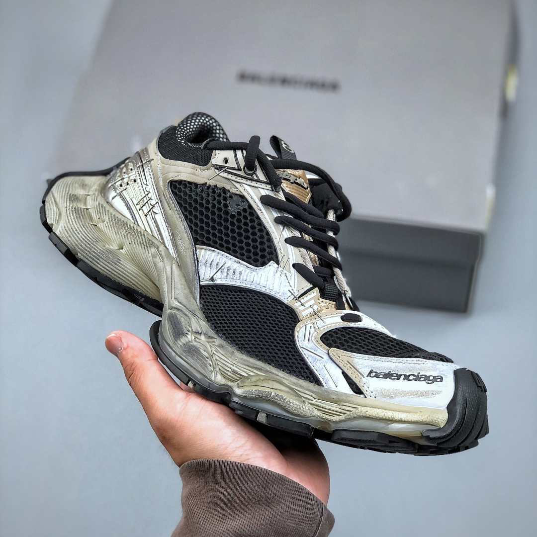 NIGO Balenciaga Men's Women's Four Seasons Solid Color Retro Stapler Dad Shoes Fashion Casual Sneakers Shoes #nigo76562