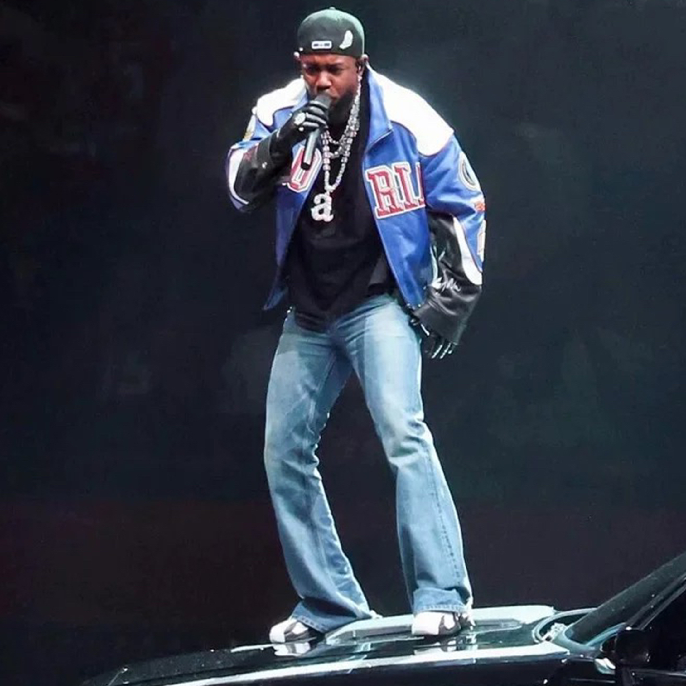 NIGO Celine Men's Spring And Summer Lamar The Same Blue Flare Denim Pants  Fashion High Street Trend Loose Jeans Trousers Ngvp #nigo1564