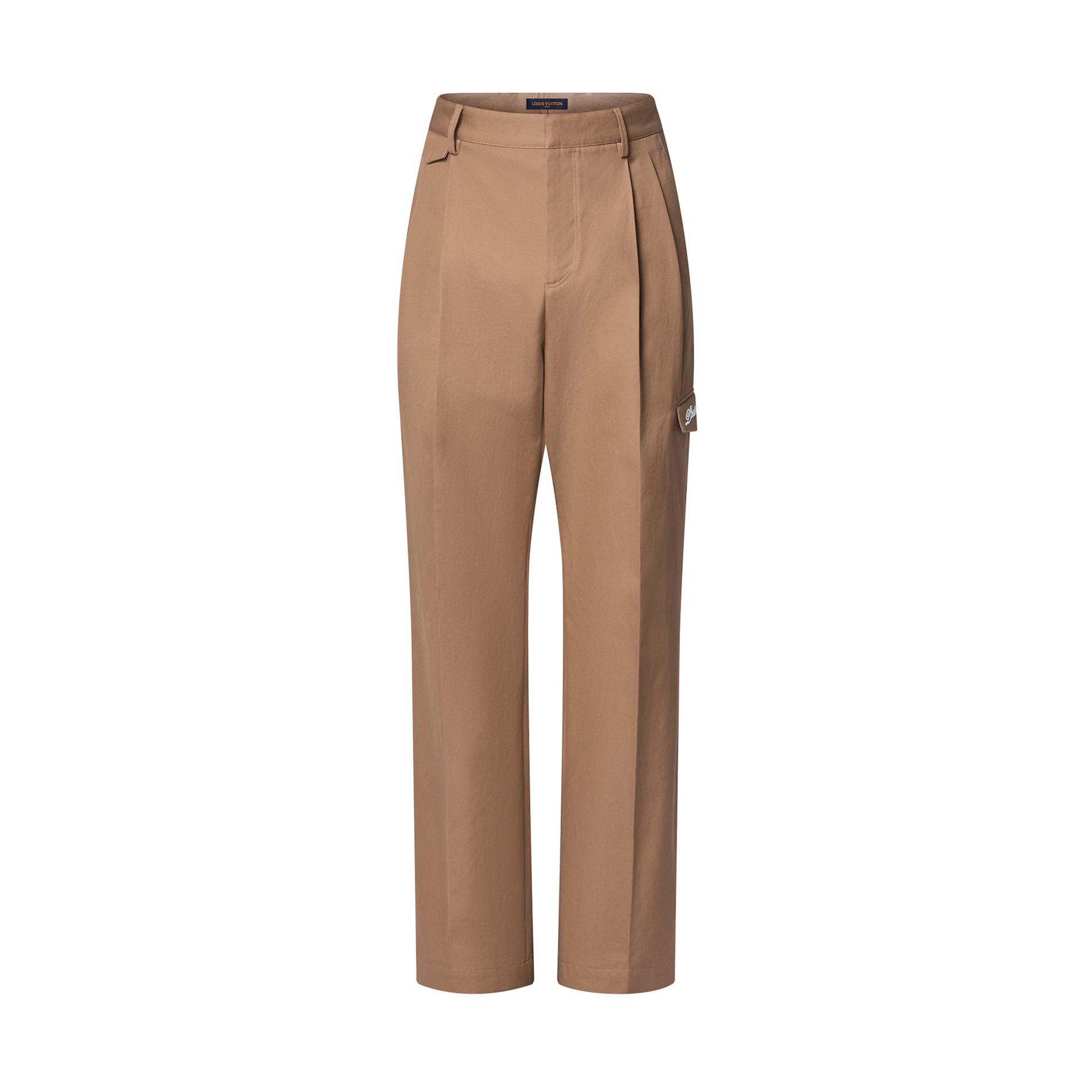 NIGO Louis Vuitton Men's Spring and Autumn Solid Color Embroidered Letter Printed Cotton Woven Fabric Casual Pants #nigo76567