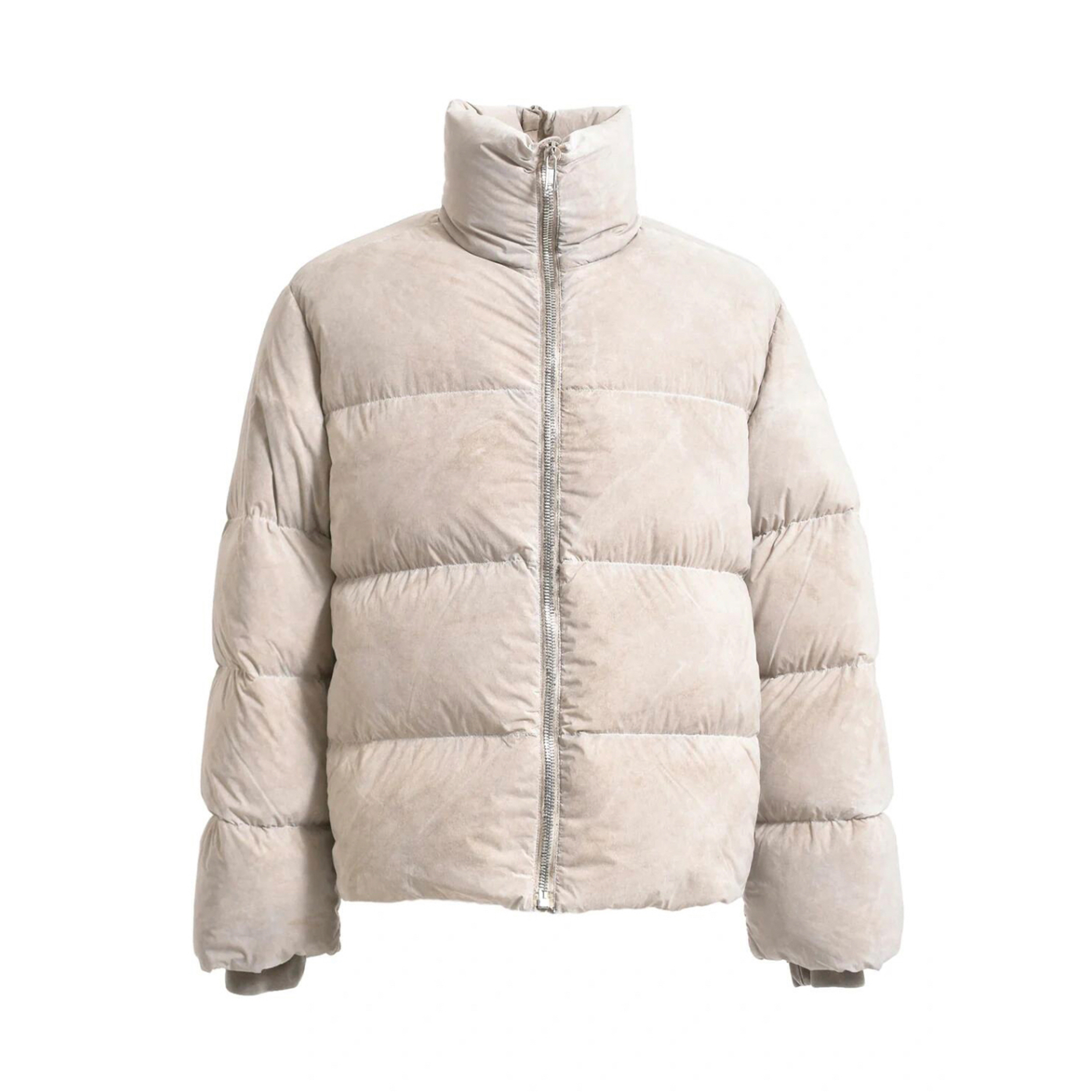 NIGO Rick Owens x Moncler Men's Women's Winter Solid Colour Standing Collar Zipper Long Sleeve Loose Down Jacket Short Jacket Ngvp #nigo1568