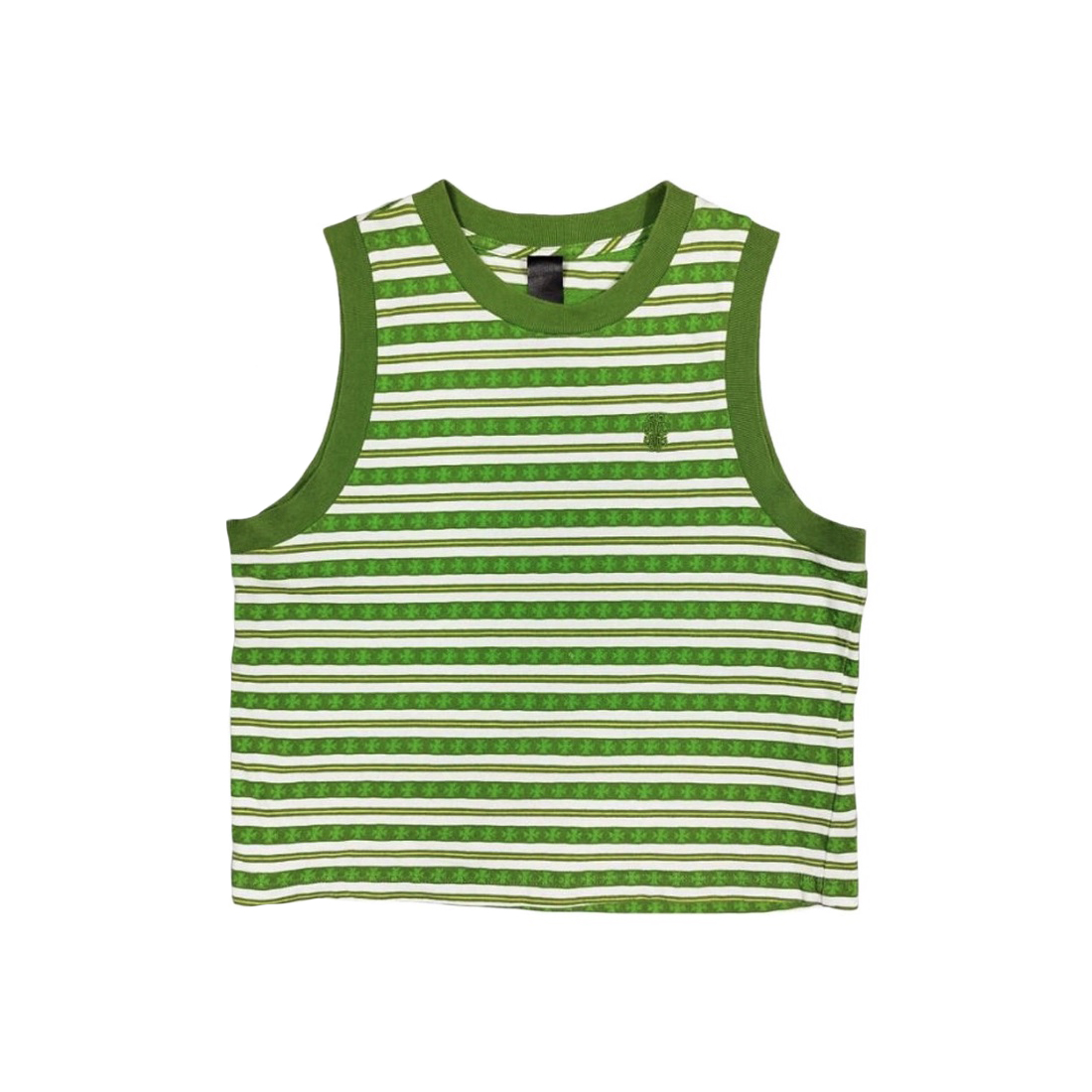 NIGO Chrome Hearts Women's Summer Striped Jacquard Sword Embroidered Sleeveless Tank Top #nigo76584