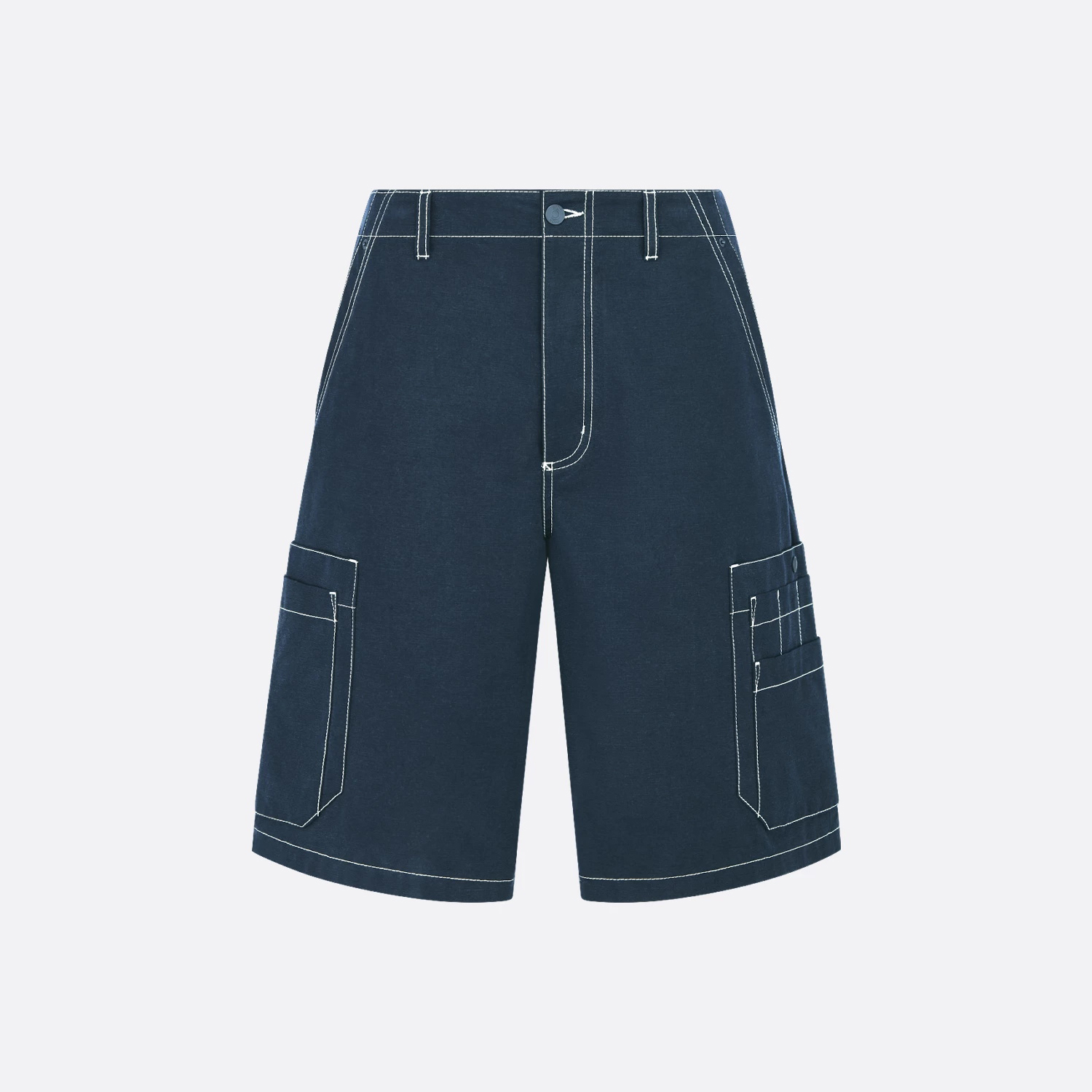 NIGO Dior Men's Summer Solid Color Cotton Twill Fabric Mid-Rise Shorts #nigo76582