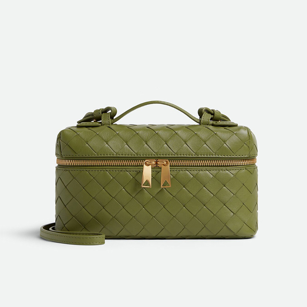 NIGO Bottega Veneta Bang Bang Women's Gold Accessories Zipper Closure Solid Color Calfskin Shoulder Crossbody Handbag Bag Bags #nigo76533