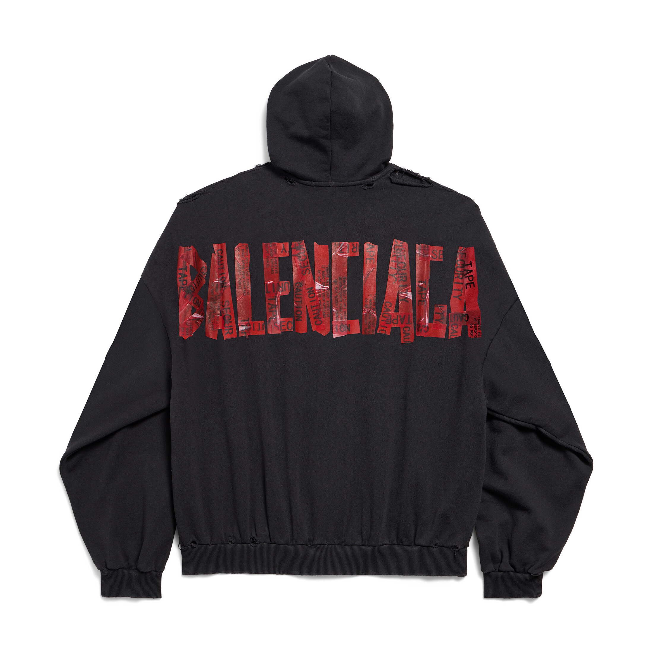 NIGO Balenciaga Men's Spring and Autumn Solid Color Alphabet Tape Print Hooded Zipper Long Sleeve Jacket #nigo76579