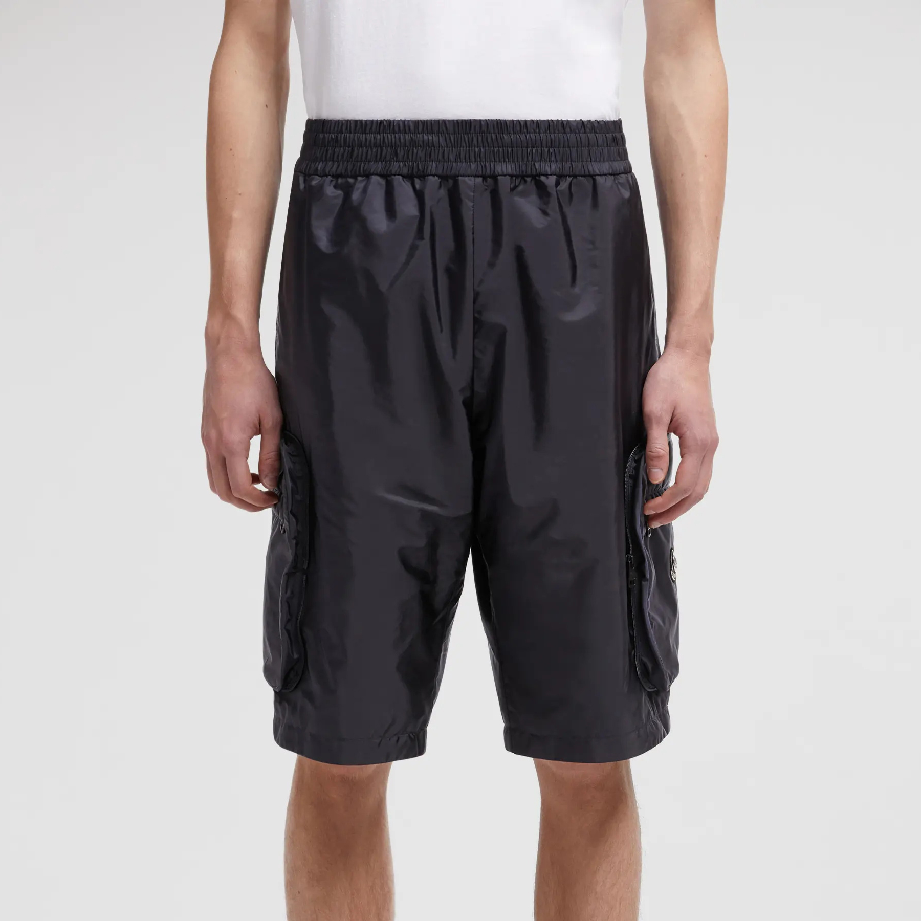 NIGO Moncler x Mercedes-Benz By NIGO Men's Summer Solid Color Nylon Foldable Storage Shorts #nigo76575