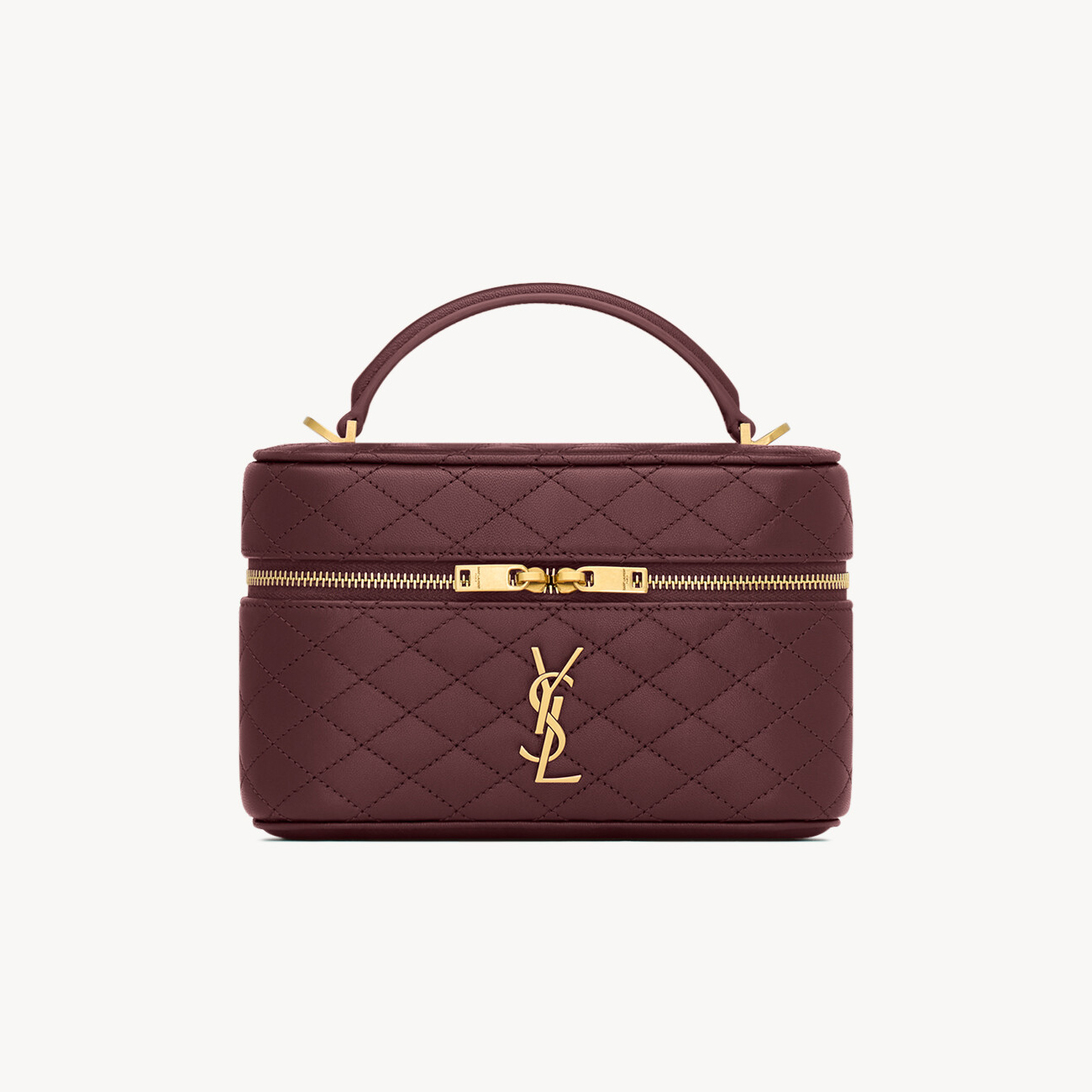 NIGO SAINT LAURENT GABY VANITY BAG Ladies Solid Color Detachable Adjustable Shoulder Strap Lambskin Shoulder Handbag Cosmetic Bag #nigo76574