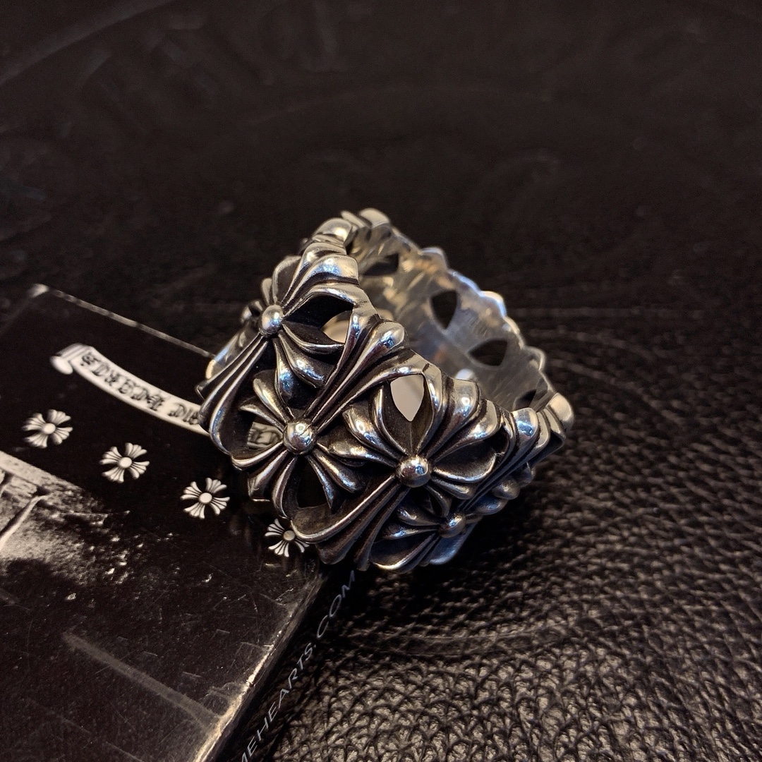NIGO Chrome Hearts Men's Women's Fashion Vintage Cross Ring Casual Jewellery Accessories #nigo76613