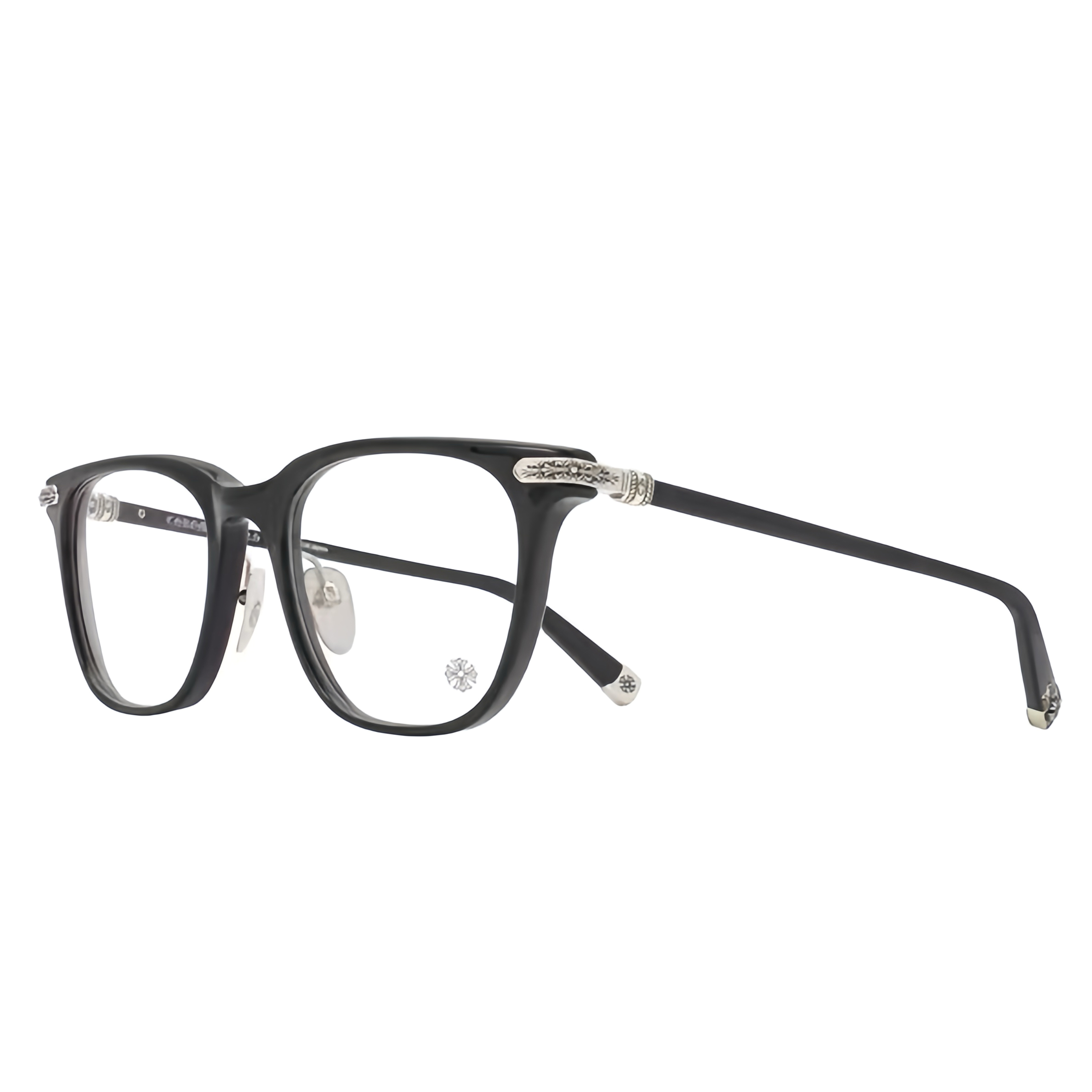 NIGO Chrome Hearts Men's Women's Solid Color Mirror Arm Carved Decoration Casual Fashion Square Glasses #nigo76591