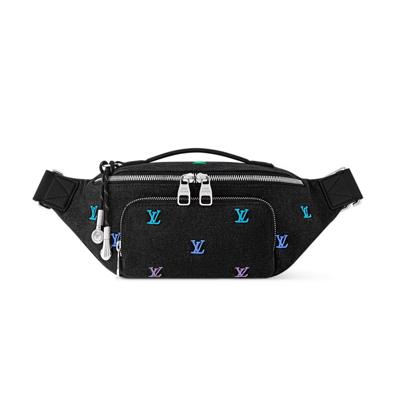 NIGO Louis Vuitton Men's Embroidered Letter Printed Solid Colour Cowhide Waist Bag Bags #nigo76627