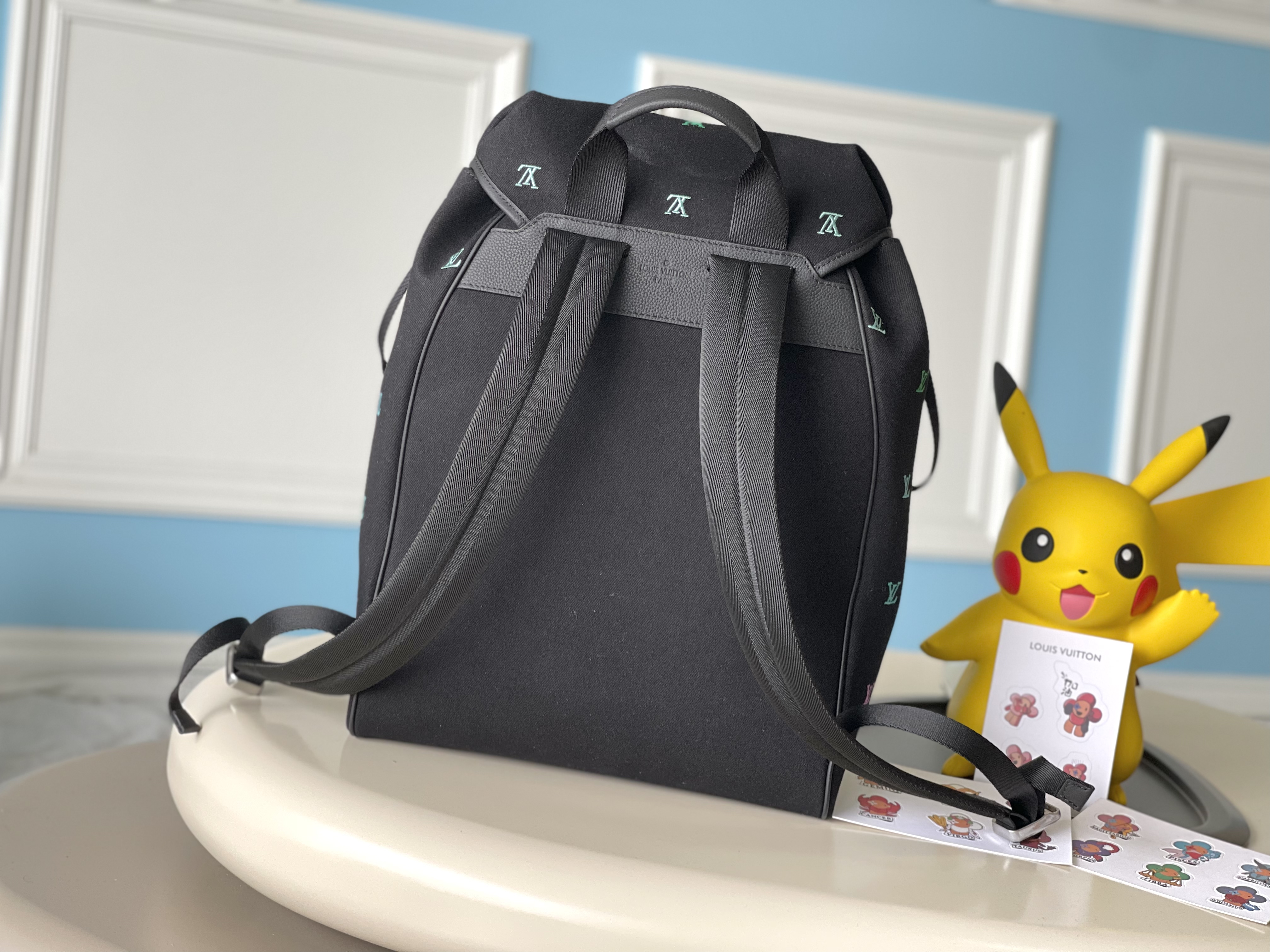 NIGO Louis Vuitton Men's Embroidered Monogram Printed Solid Colour Shoulder Bag Backpack Bags #nigo76626