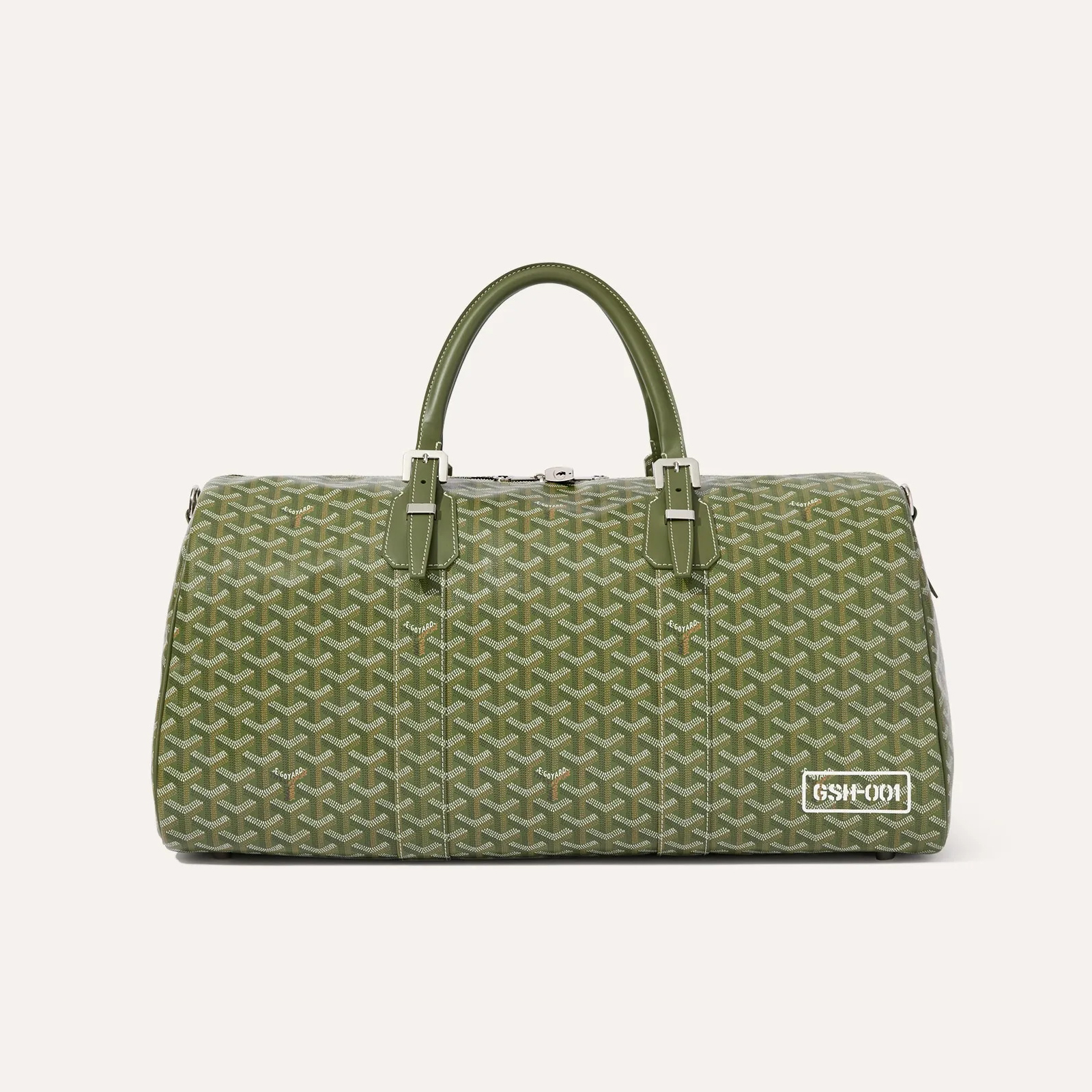 NIGO GOYARD Boston Men's And Women's Old Flower Full Print Canvas Collocation Cowhide Shoulder Cross Handbag Travel Bag Bags #nigo76641