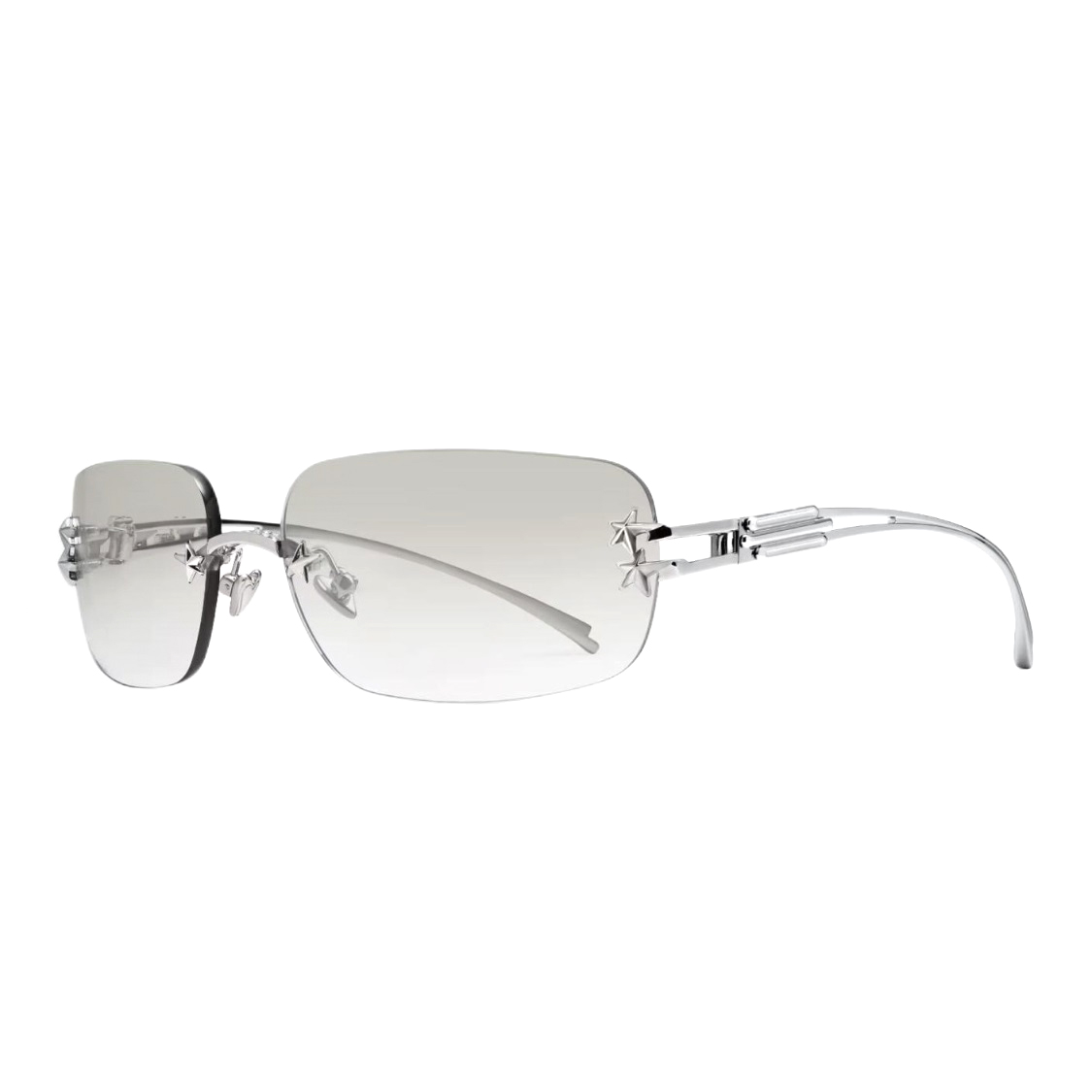 NIGO GENTLE MONSTER Men's And Women's Rimless Design Fashionable Personalized Sunglasses Glasses #nigo75796