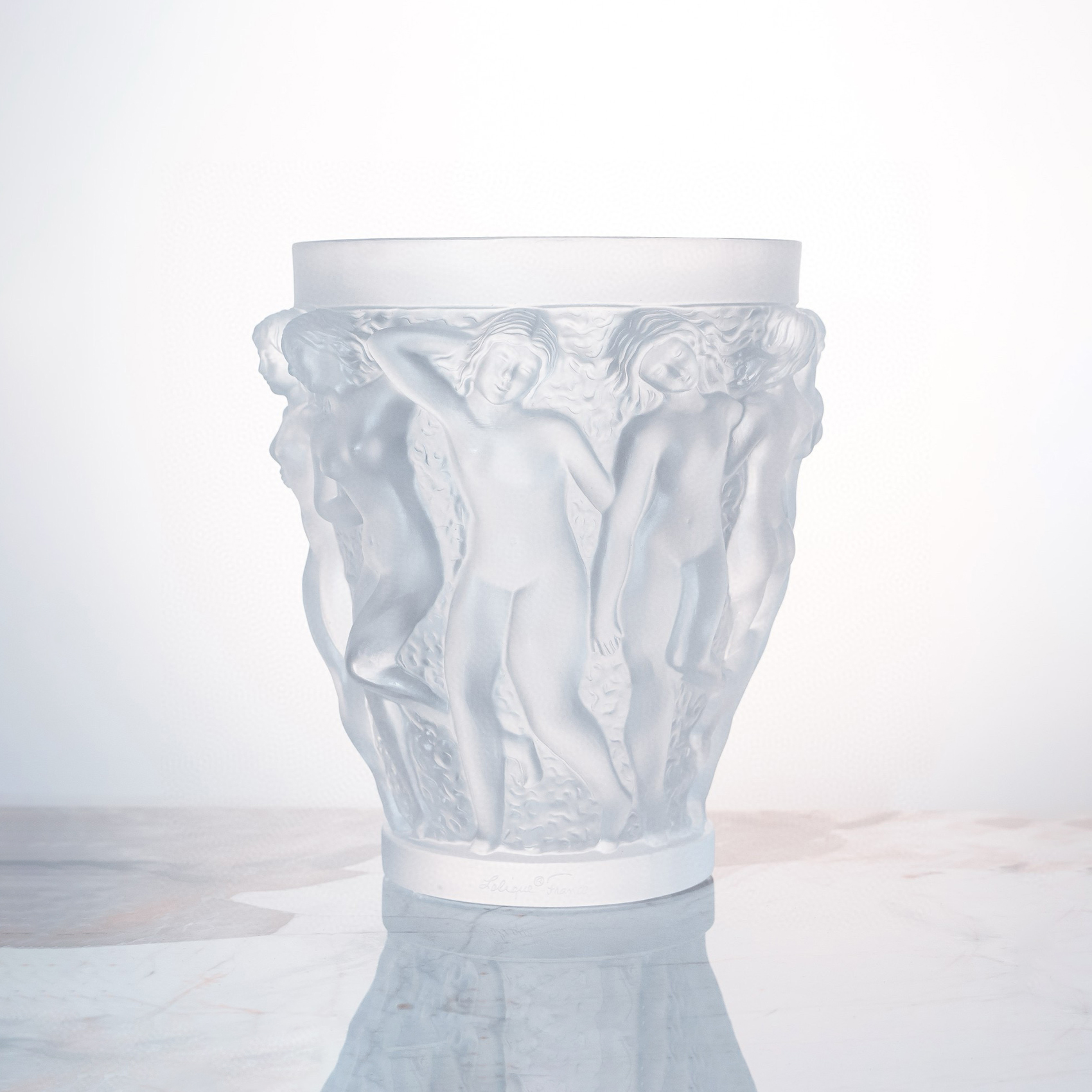 NIGO Lalique Solid Colour Goddess Cameo Statue Shape Crystal Vase Home Furnishing Decoration #nigo76646
