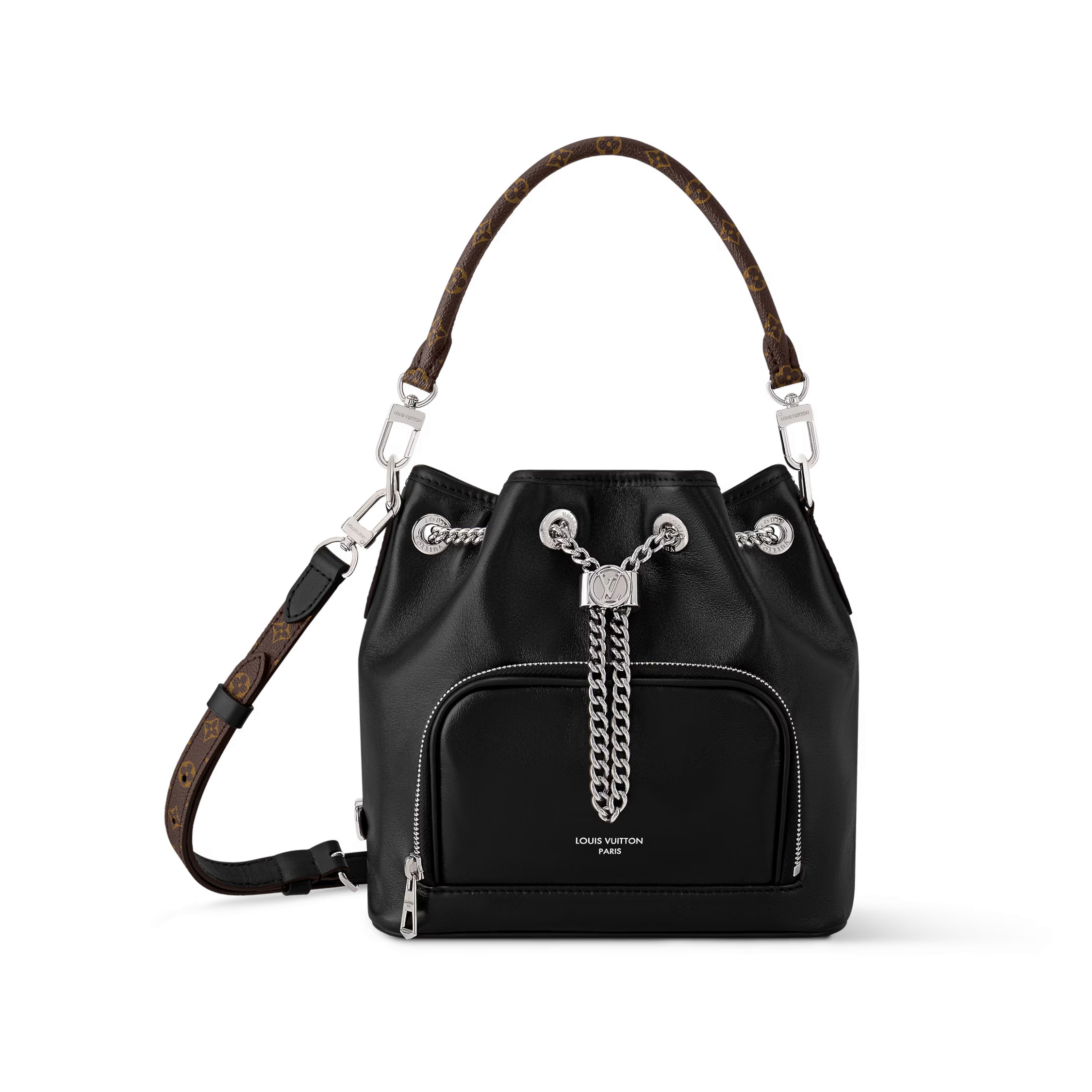 NIGO Louis Vuitton NO WAY VIBE Women's Metallic Accessories Slide Decoration Solid Colour Sheepskin Shoulder Handbag Bag Bags #nigo76635