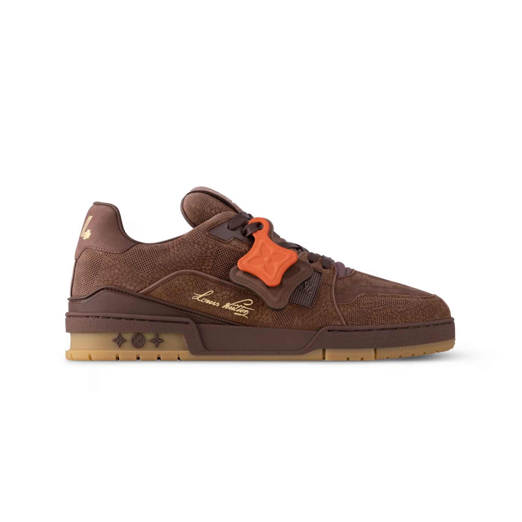 NIGO Louis Vuitton LV Trainer Men's Four Seasons Solid Color Cowhide Low-top Lace-up Flat Casual Shoes #nigo76661