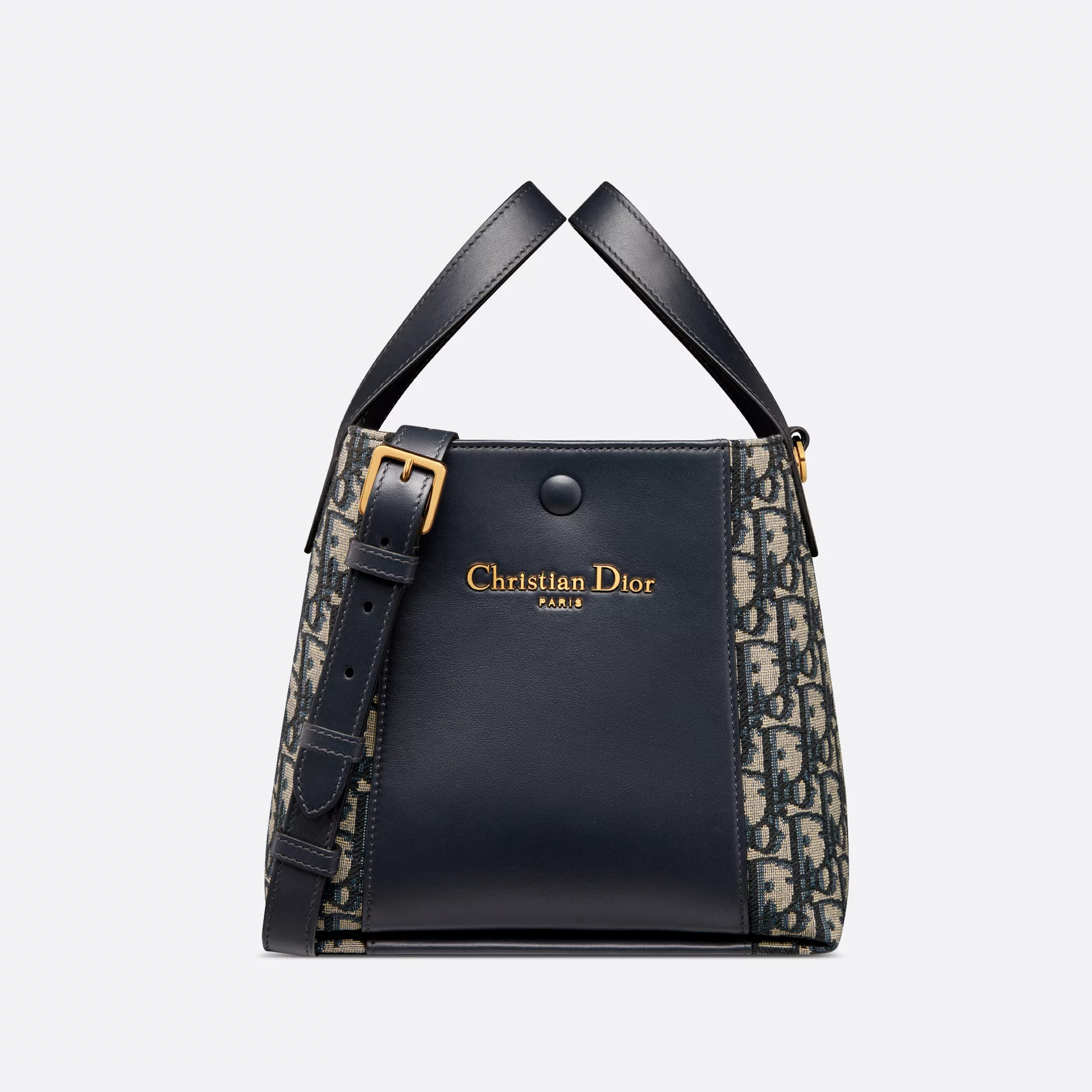 NIGO Dior Signature Women's Monogram Printed Solid Colour Grained Cowhide Leather Shoulder Tote Bucket Bag Bags #nigo76662